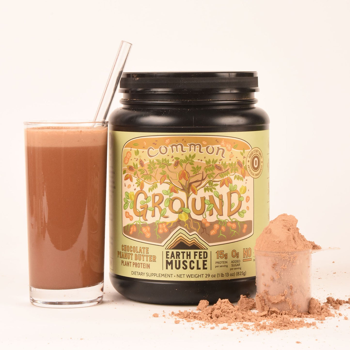 Common Ground Chocolate Peanut Butter Plant Protein