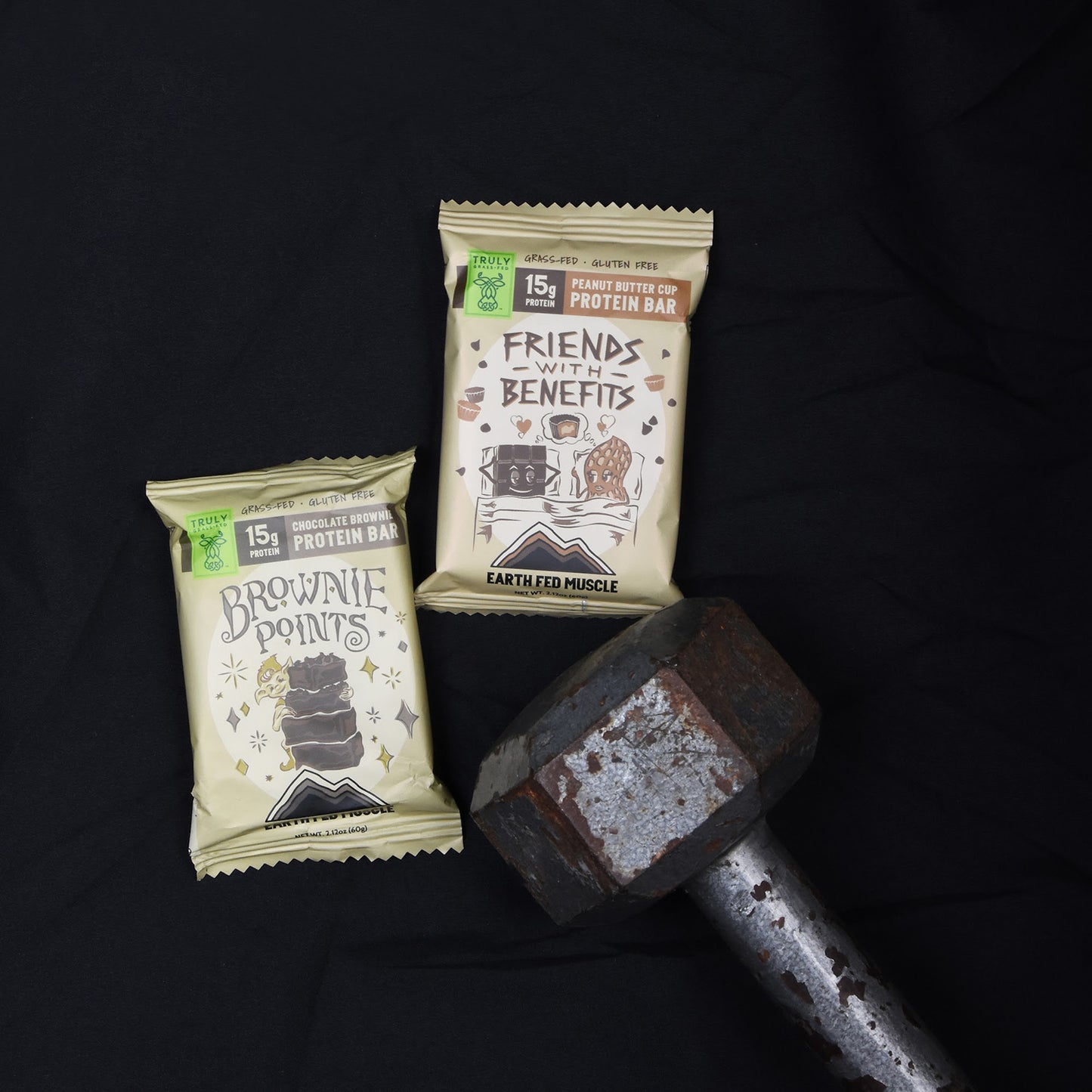 Chocolate Peanut Butter Grass-Fed Whey Protein Bars