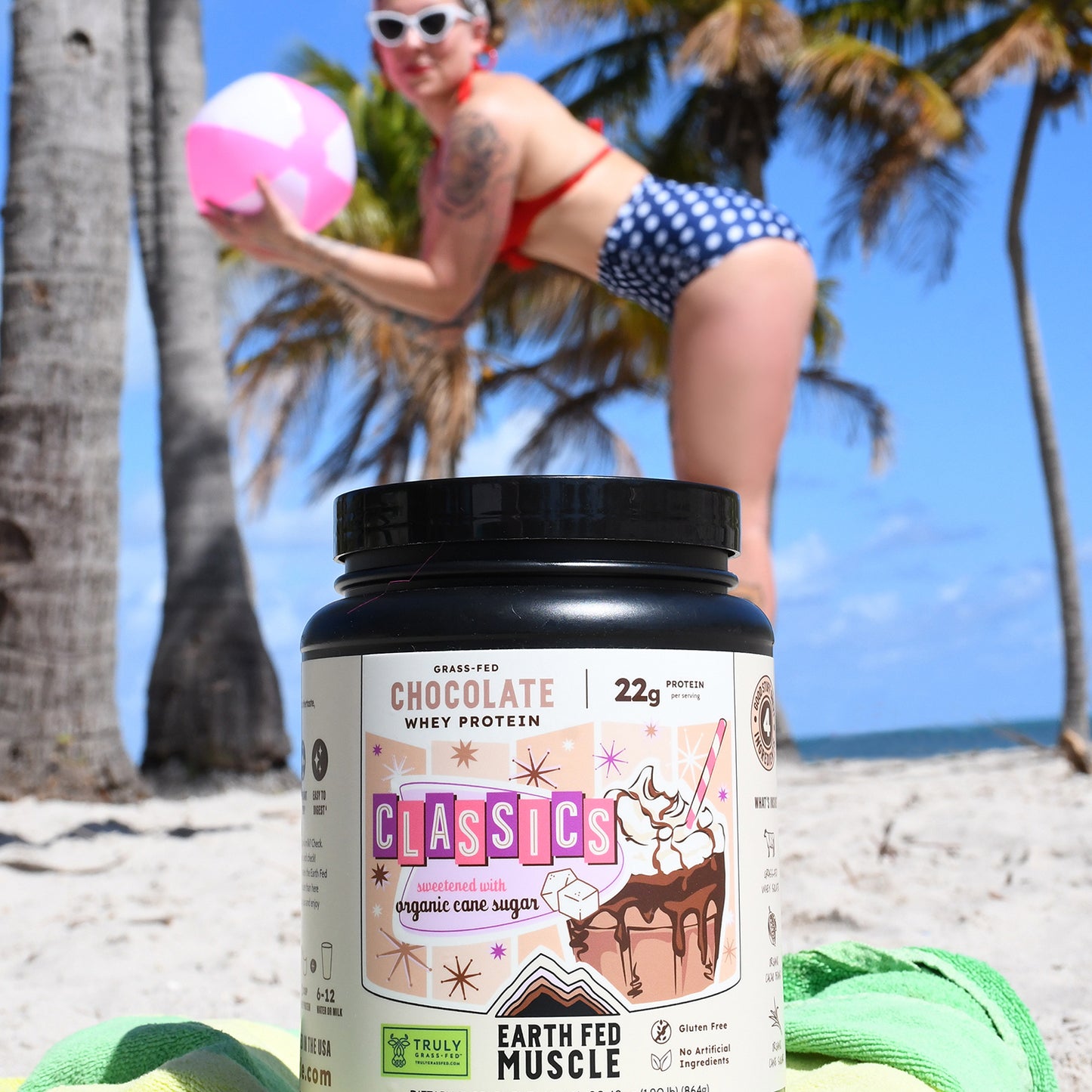 SEASONAL FLAVOR: Classics Chocolate Grass-Fed Whey Protein w/ Real Sugar