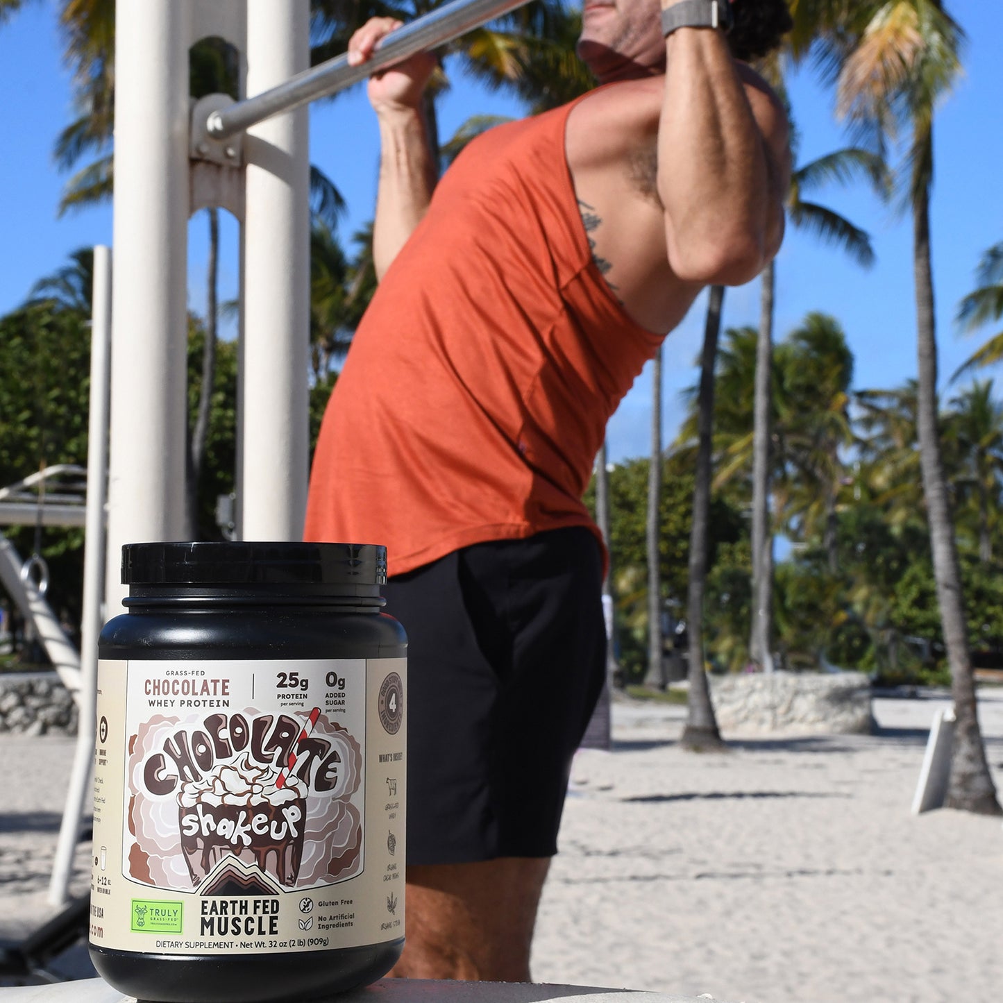 Chocolate Shakeup Chocolate Grass-Fed Whey Protein
