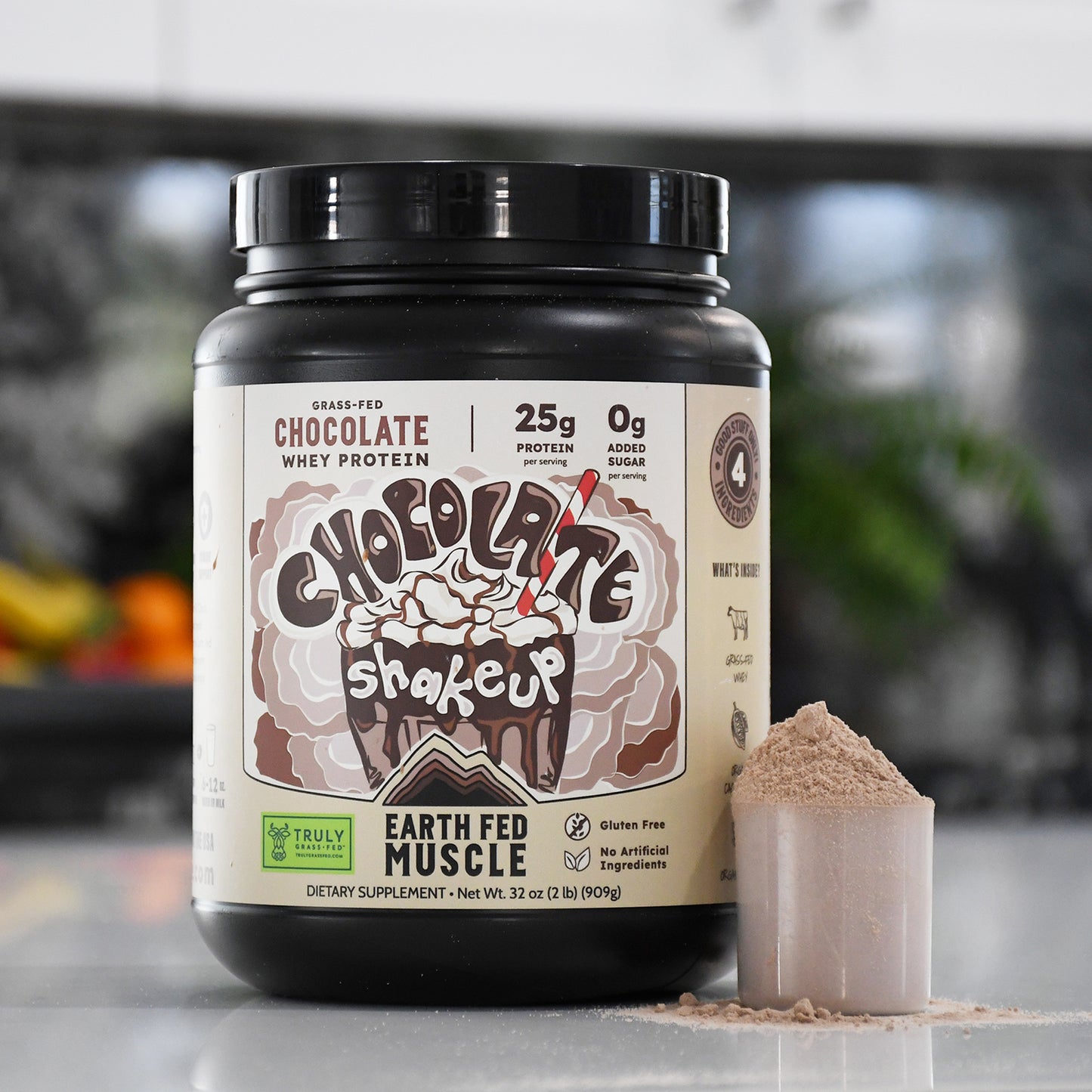 Chocolate Shakeup Chocolate Grass-Fed Whey Protein