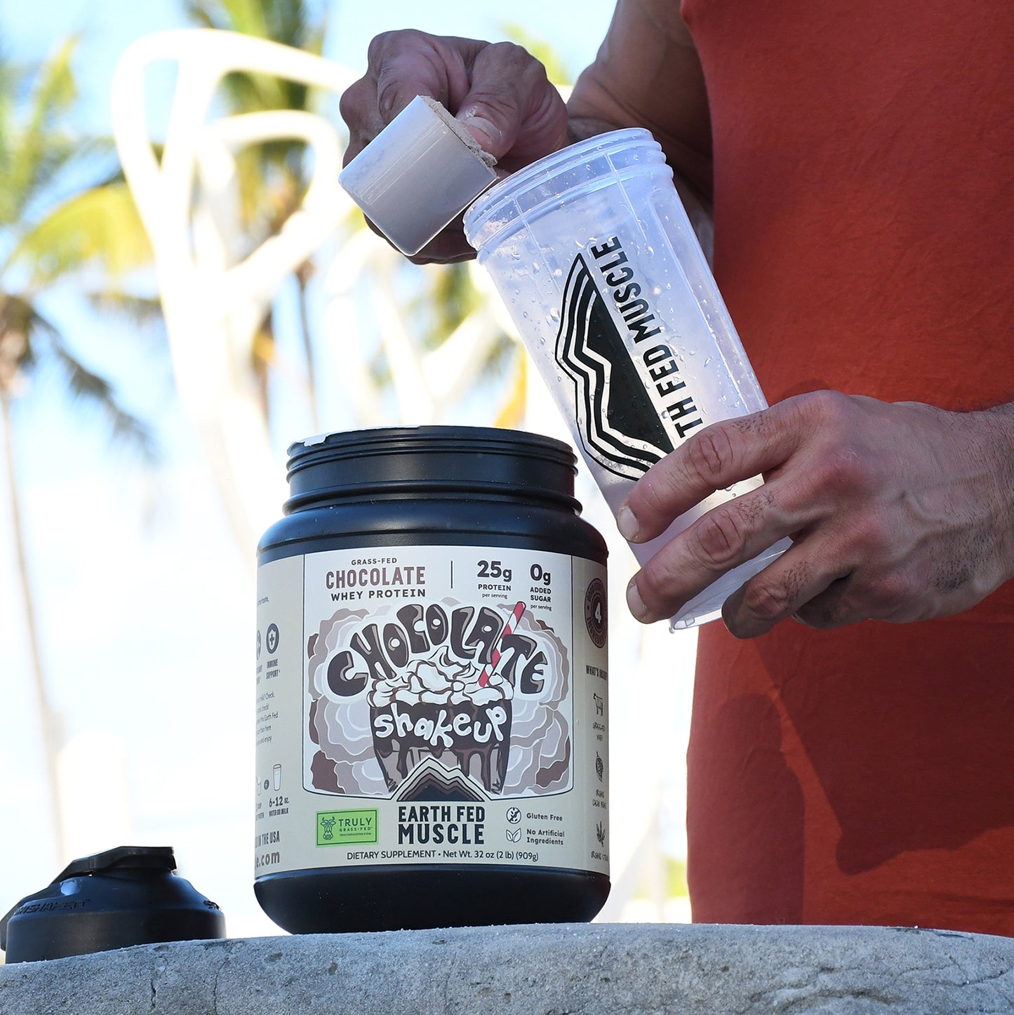 Chocolate Shakeup Chocolate Grass-Fed Whey Protein