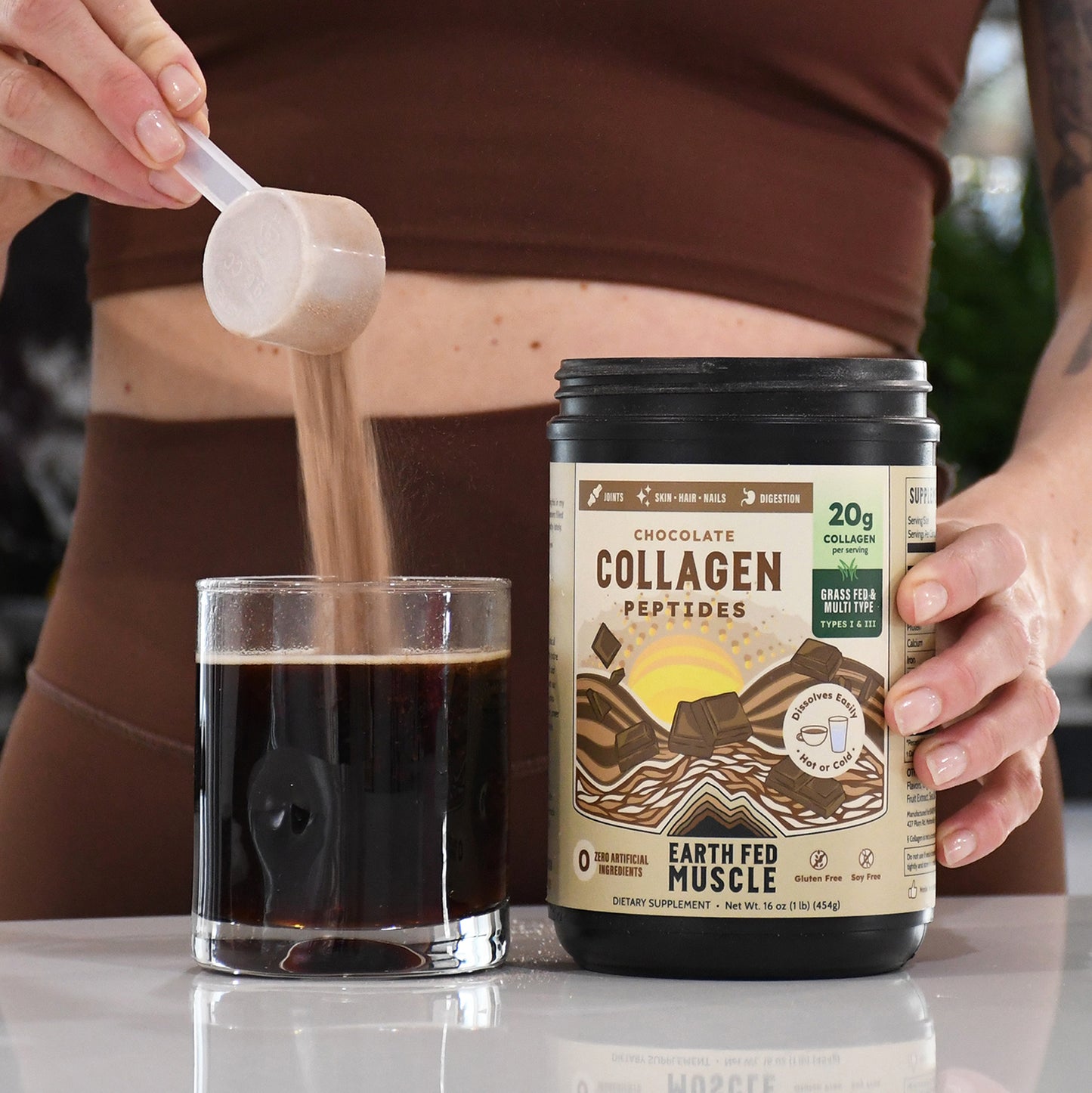Collagen Peptides, Chocolate