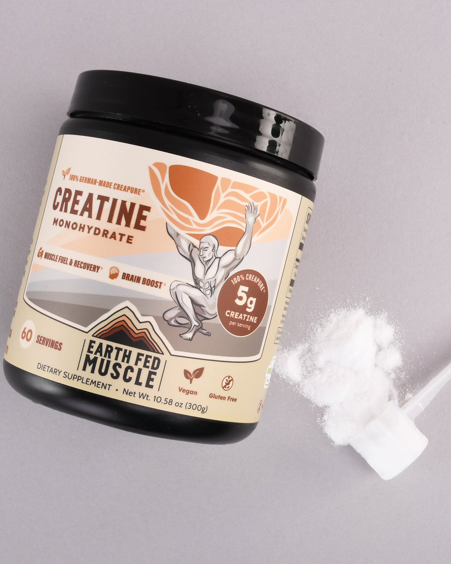 Transcend Creatine by Earth Fed Muscle | Creapure® Ultrapure Powder ...