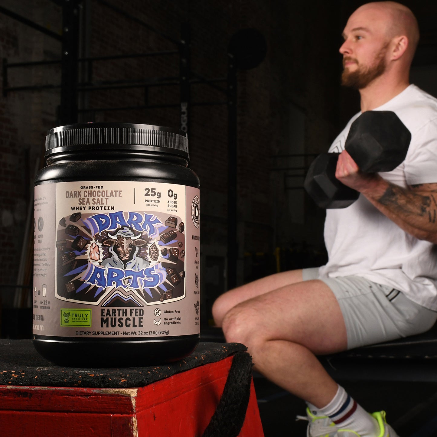 Dark Arts Salted Chocolate Grass-Fed Whey Protein