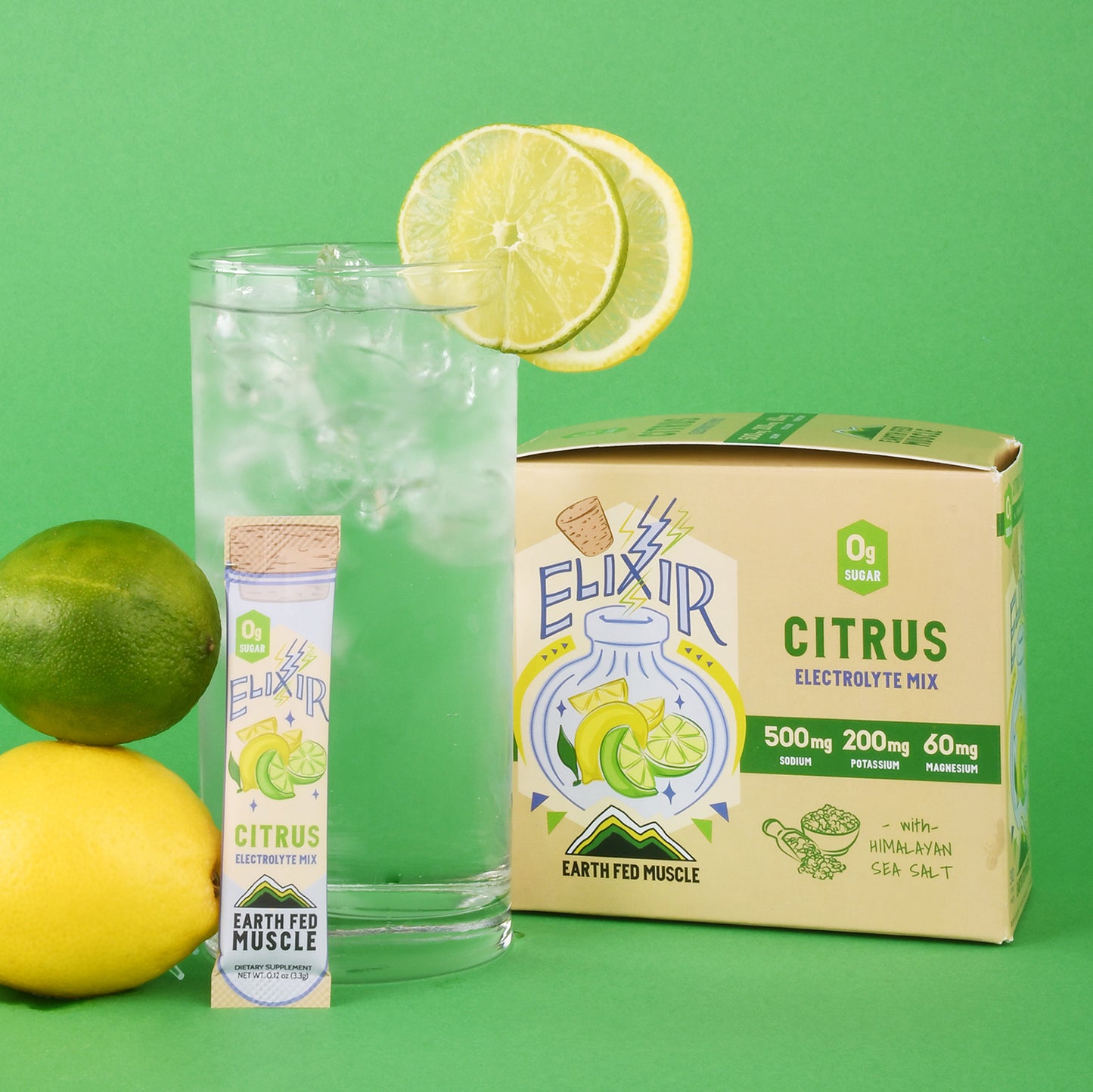 Elixir Electrolyte Mix Packets with Himalayan Sea Salt