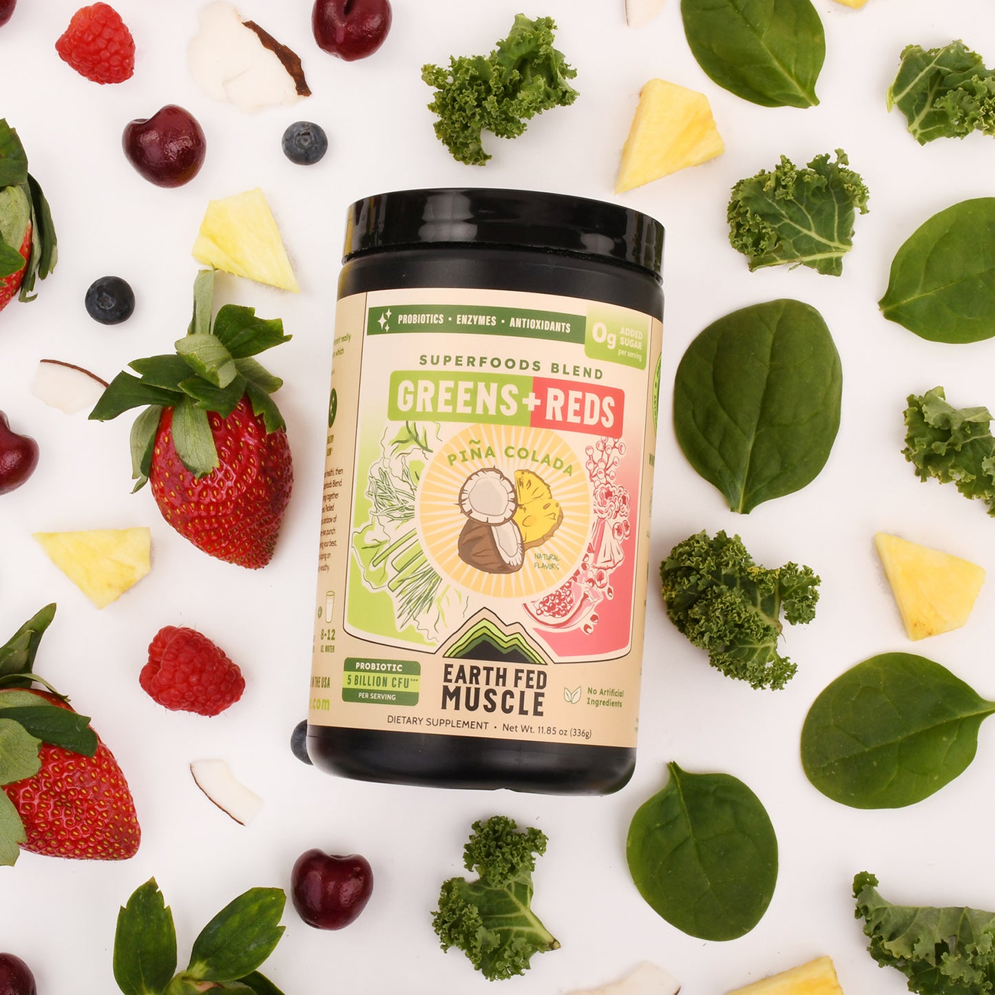 Greens + Reds Superfoods Blend Pina Colada (formerly known as The Greens Party)