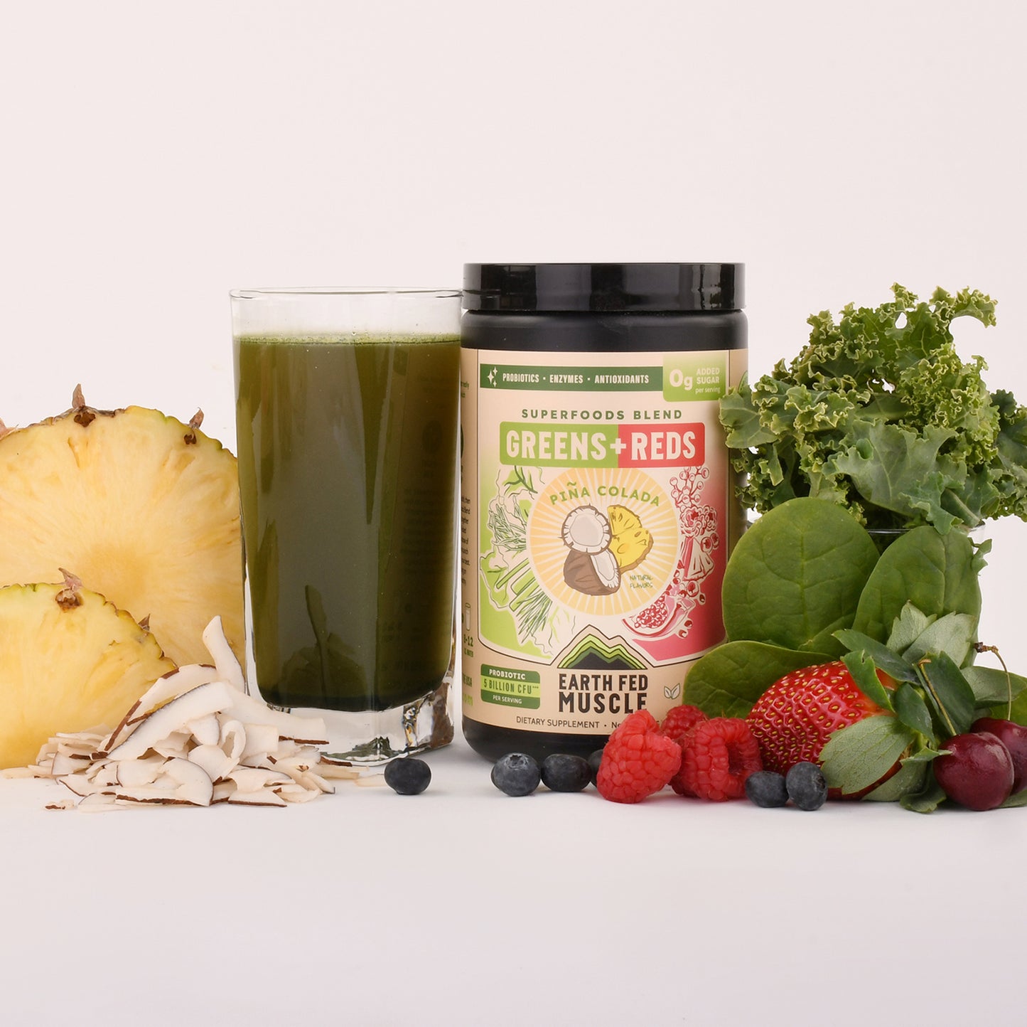 Greens + Reds Superfoods Blend Pina Colada (formerly known as The Greens Party)