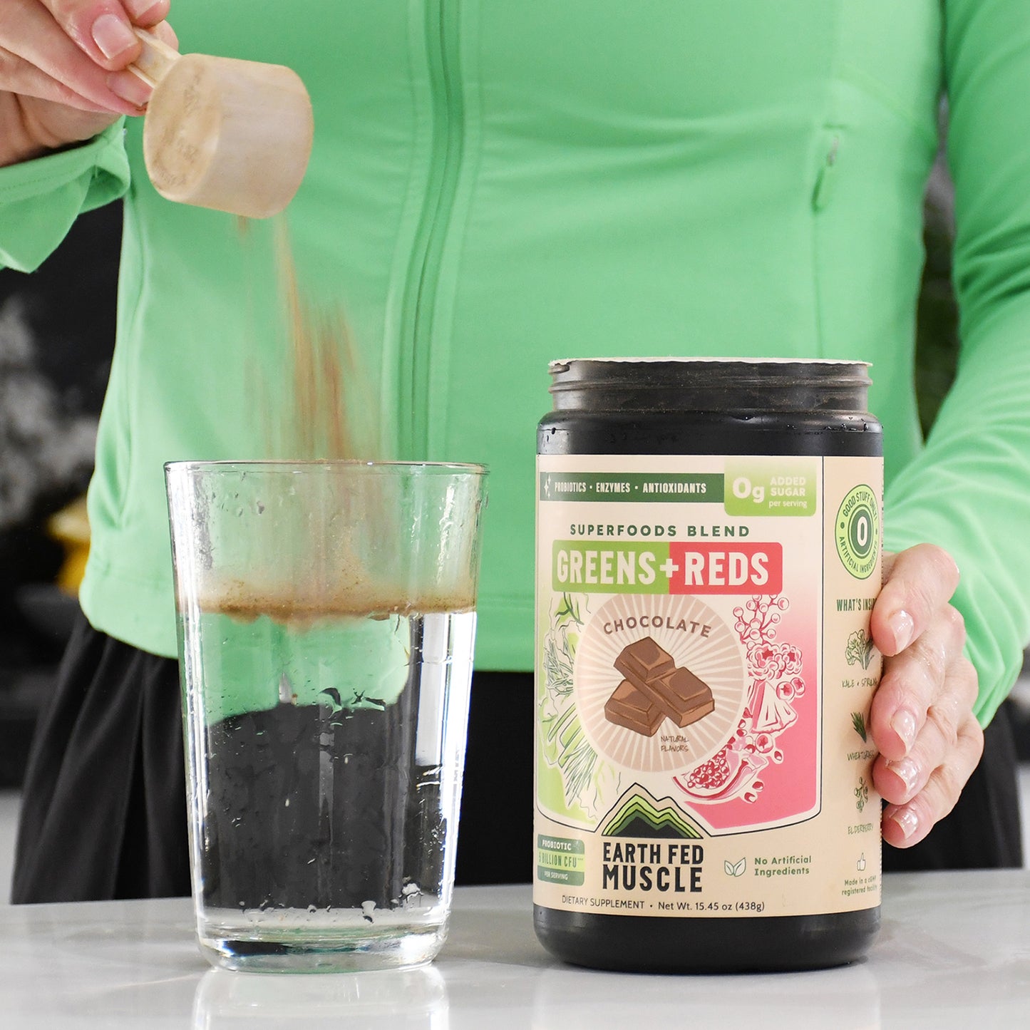 Greens + Reds Superfoods Blend Chocolate