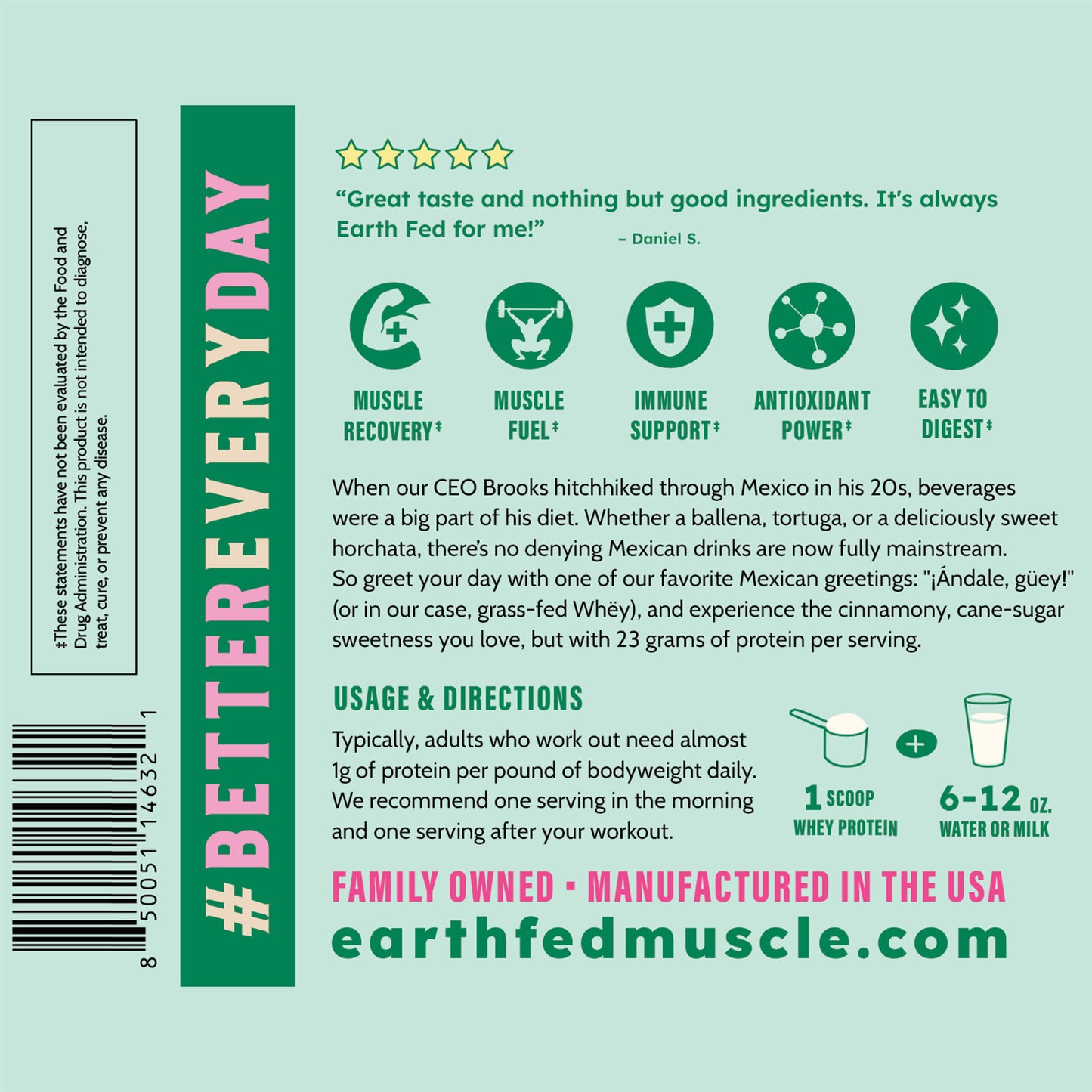 SEASONAL FLAVOR: Horchata Grass-Fed Whey Protein