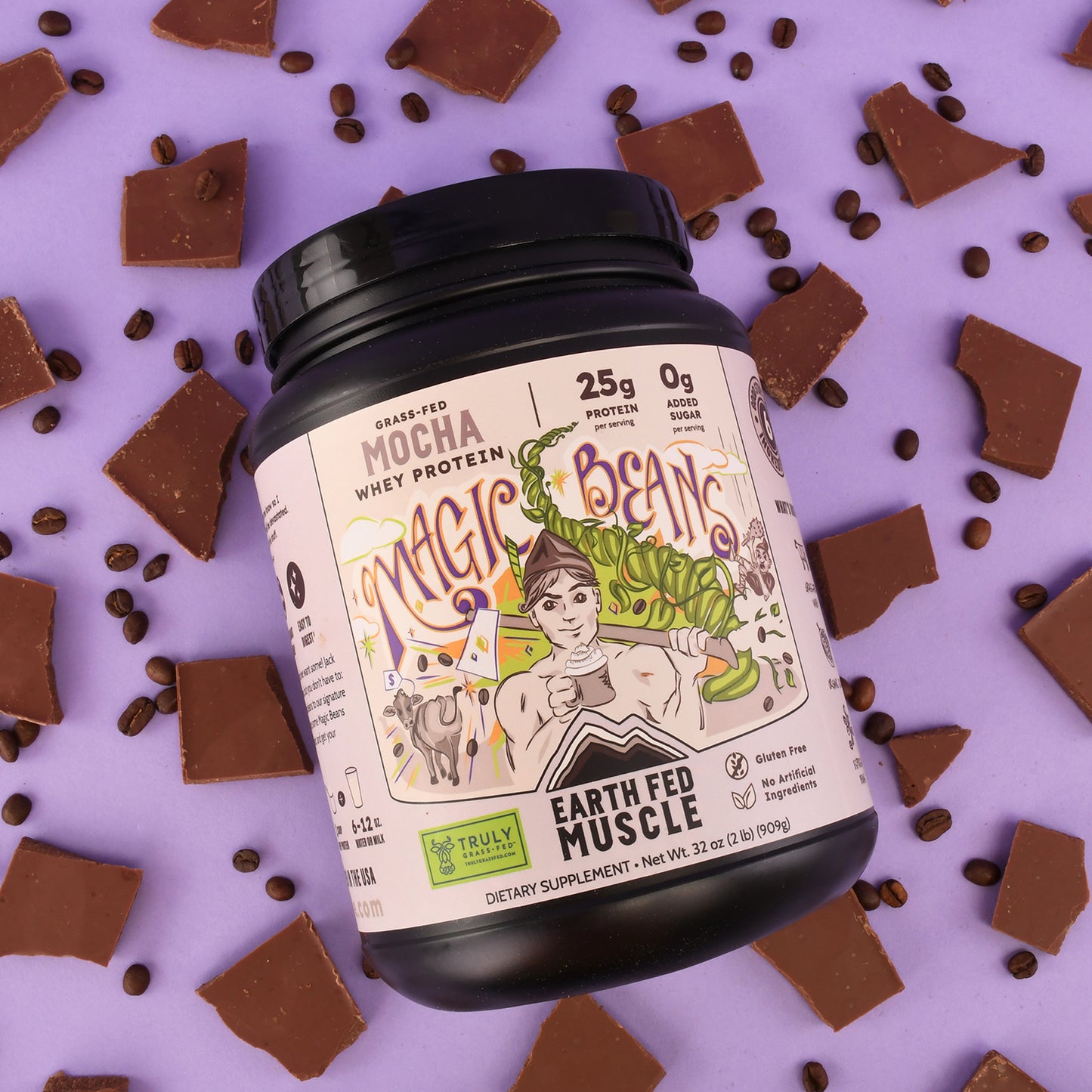 Magic Beans Mocha Grass-Fed Whey Protein