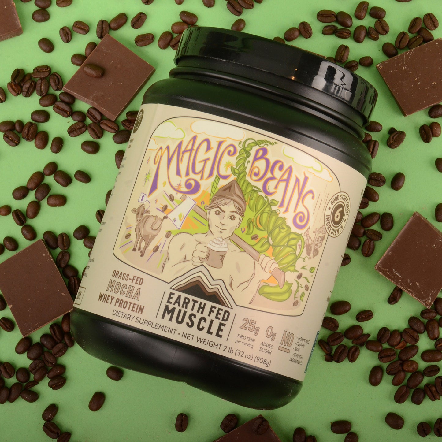 Magic Beans Mocha Grass-Fed Whey Protein