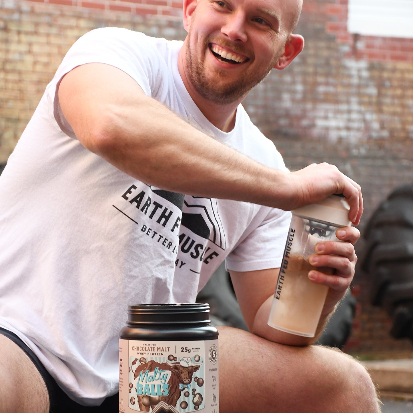 SEASONAL FLAVOR: Malty Balls Chocolate Malt Grass-Fed Whey Protein