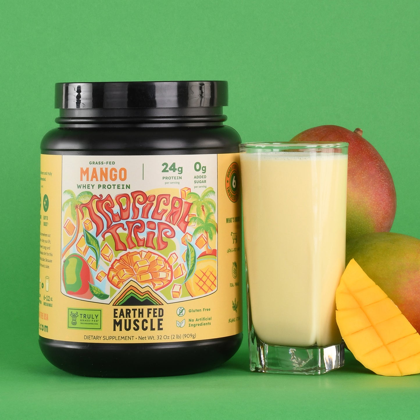 SEASONAL FLAVOR: Mango Grass-Fed Whey Protein