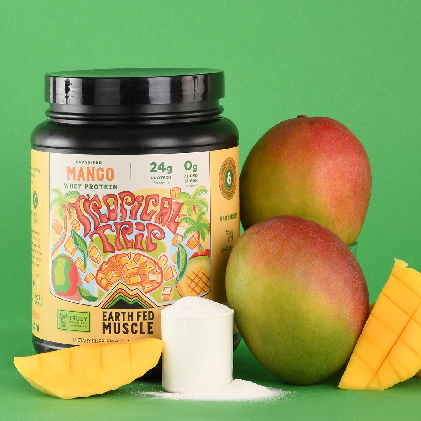 SEASONAL FLAVOR: Mango Grass-Fed Whey Protein