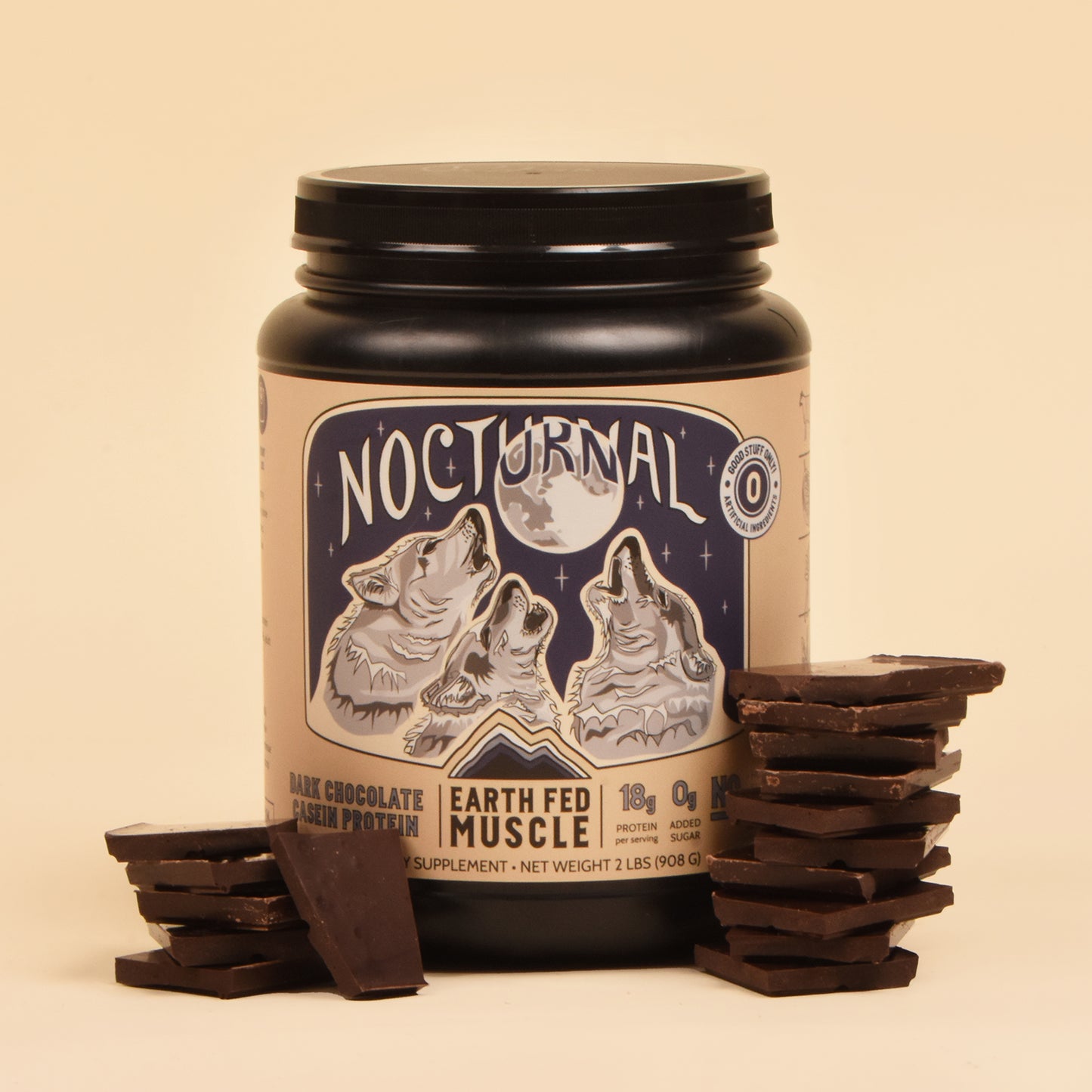 Nocturnal Dark Chocolate Casein Protein