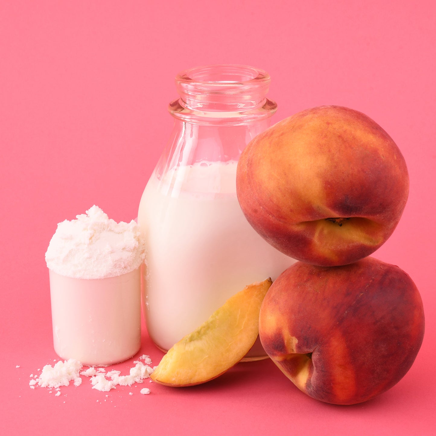 SEASONAL FLAVOR: Peaches & Cream Grass-Fed Whey Protein