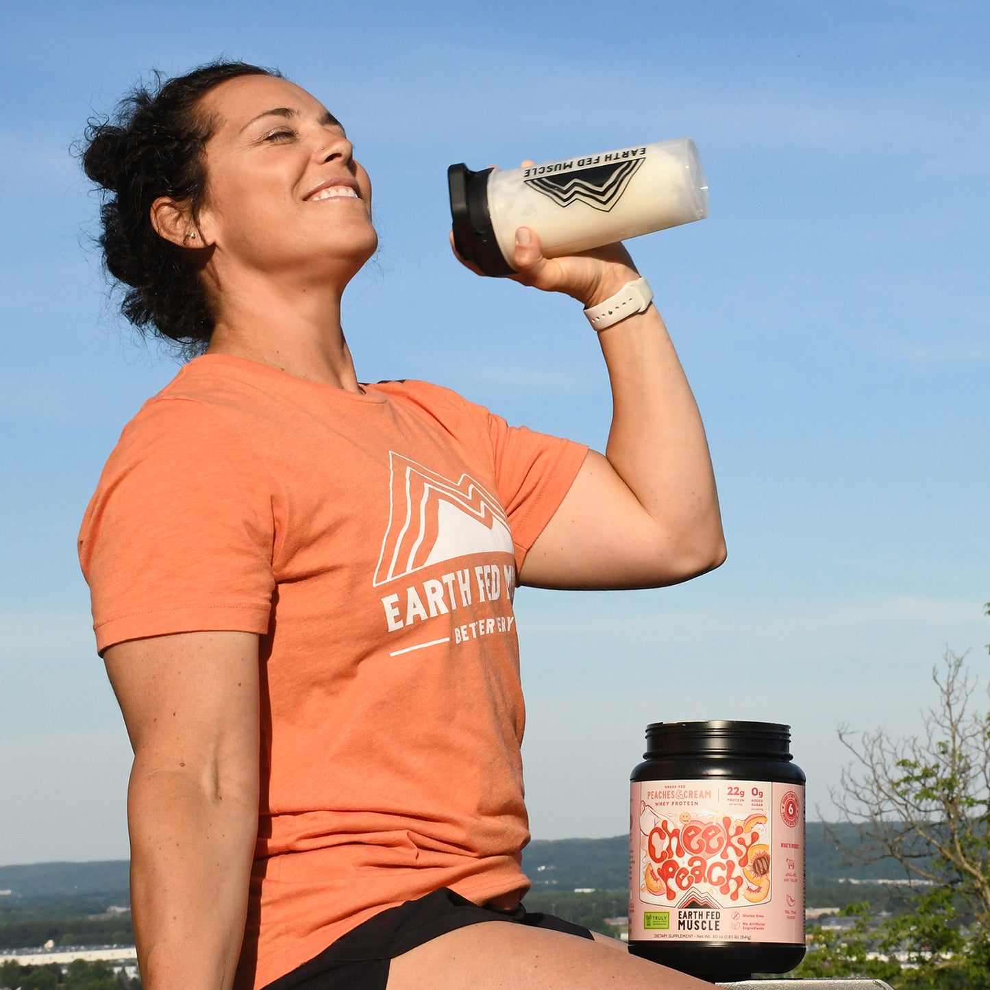 SEASONAL FLAVOR: Peaches & Cream Grass-Fed Whey Protein