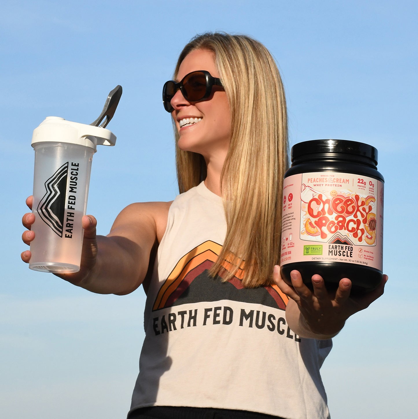 SEASONAL FLAVOR: Peaches & Cream Grass-Fed Whey Protein