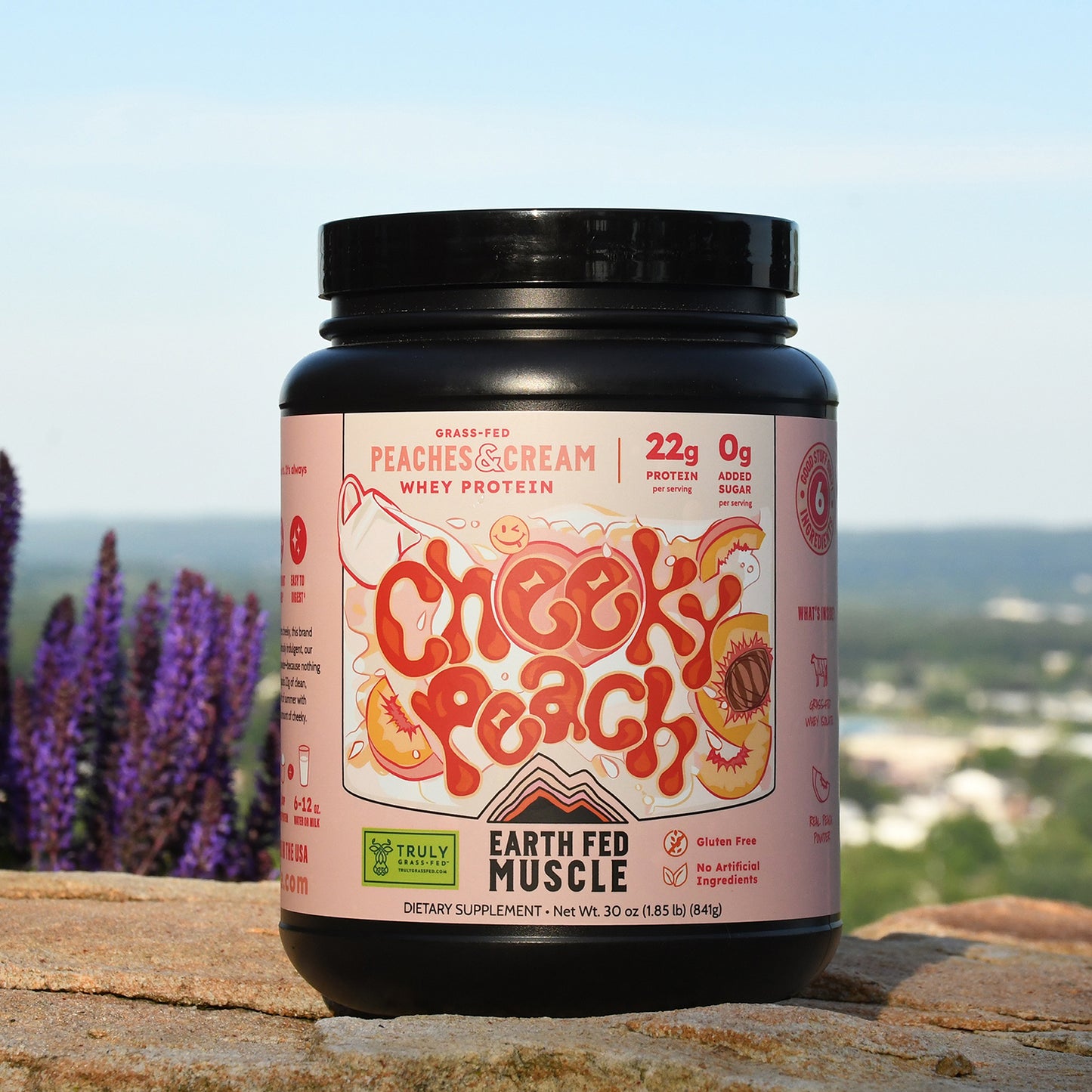 SEASONAL FLAVOR: Peaches & Cream Grass-Fed Whey Protein