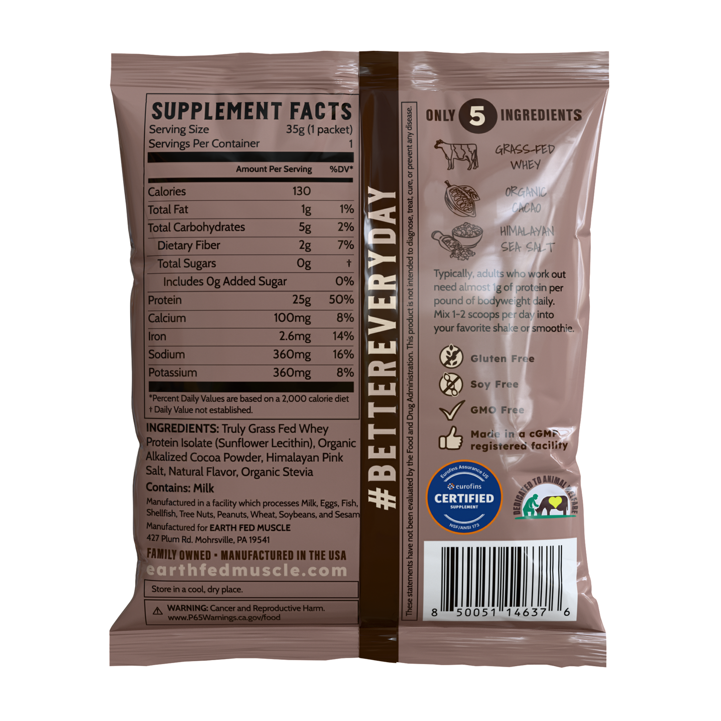 Single Serving Whey Protein Packs