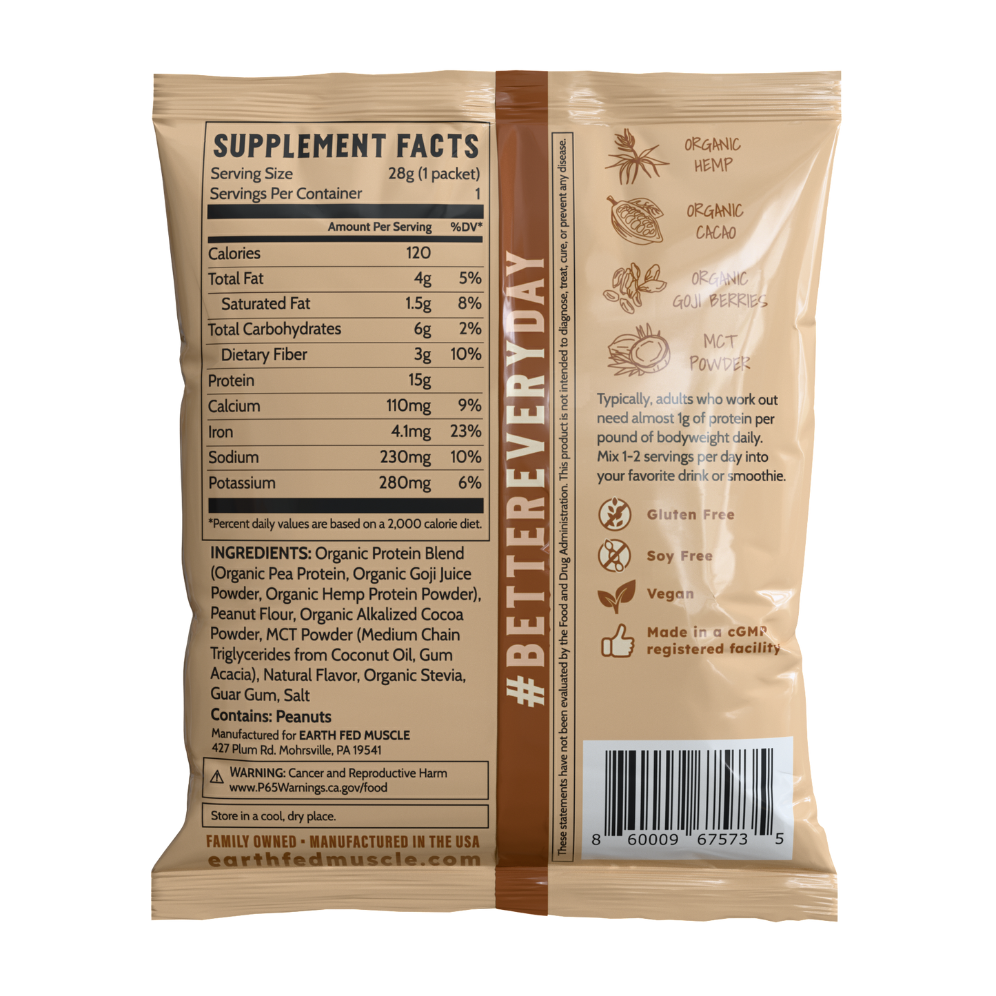 Single Serving Plant Protein Packs