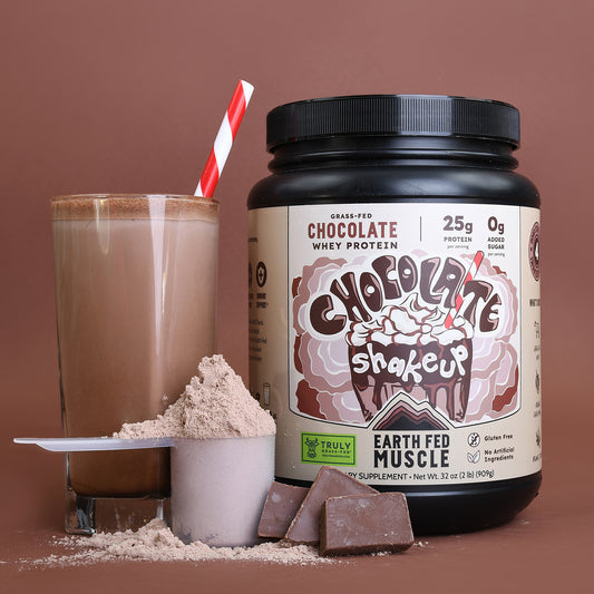 Chocolate Shakeup (formerly known as Ca-COW!) Chocolate Grass-Fed Whey Protein