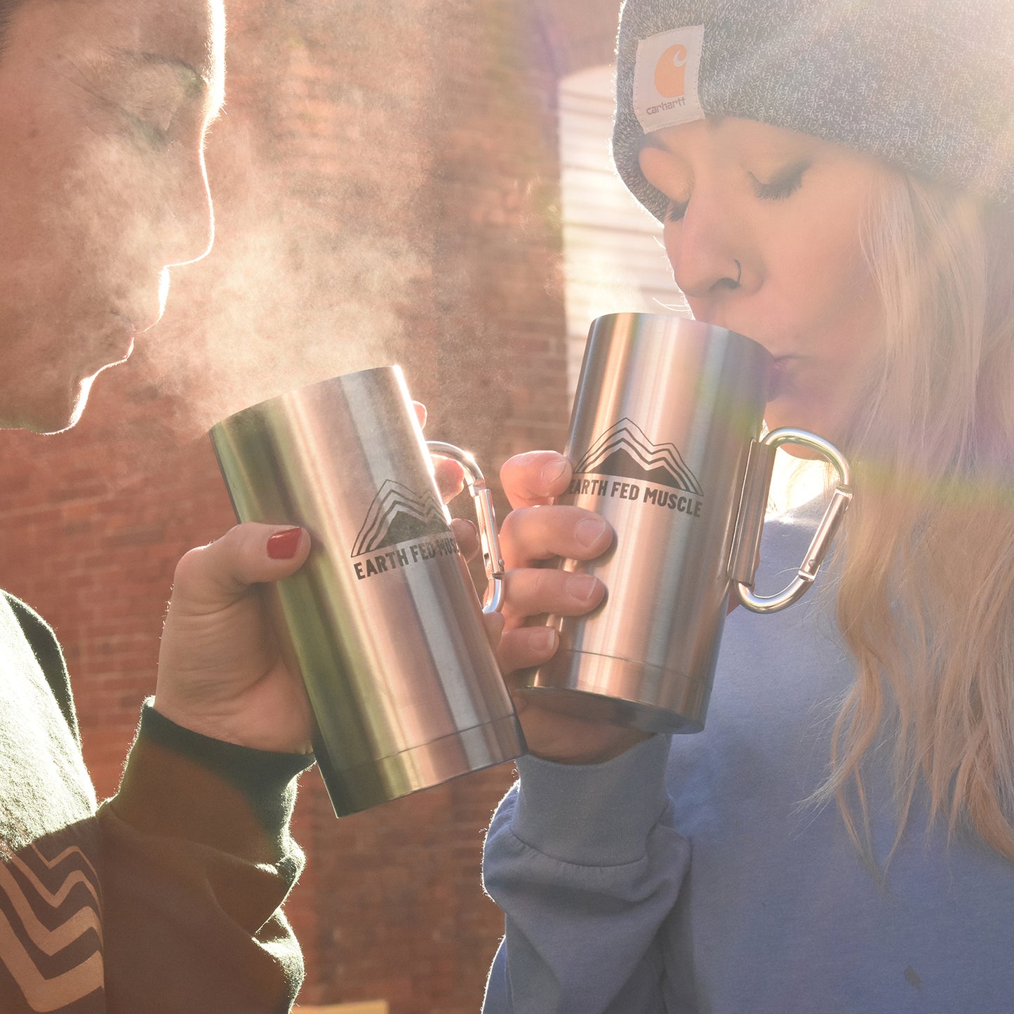 Stainless Carabiner Travel Mug (FREE GIFT)