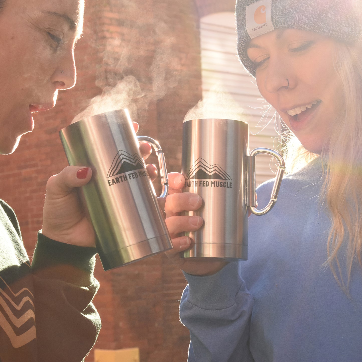 Stainless Carabiner Travel Mug (FREE GIFT)