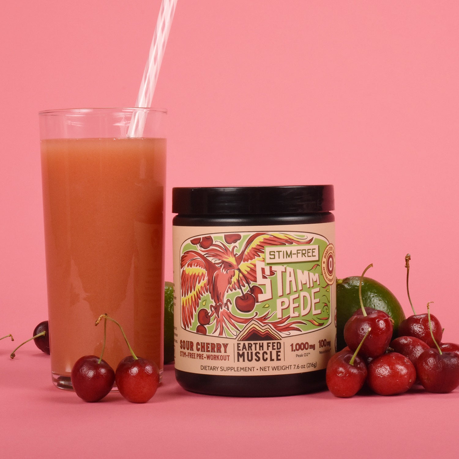 StimFree Stammpede Sour Cherry Earth Fed Muscle