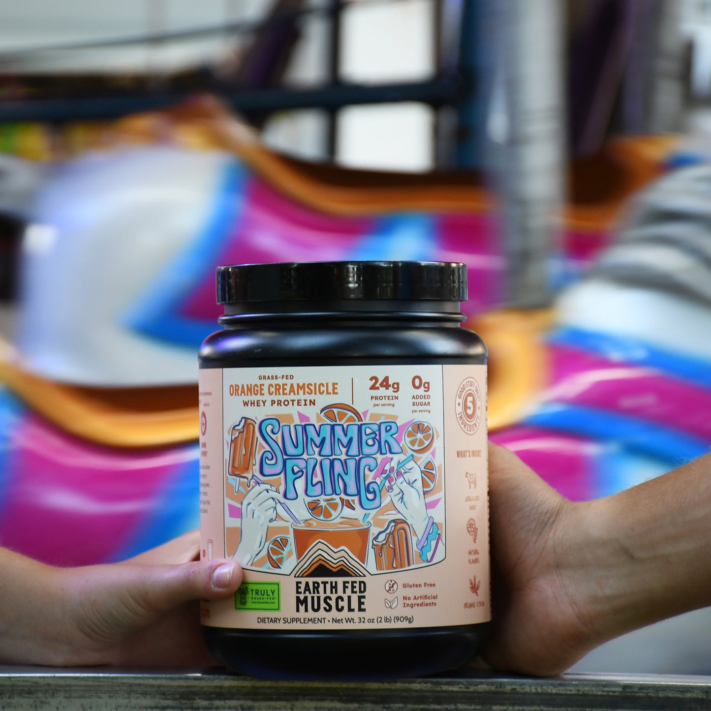 SEASONAL FLAVOR: Summer Fling Orange Creamsicle Grass-Fed Whey Protein