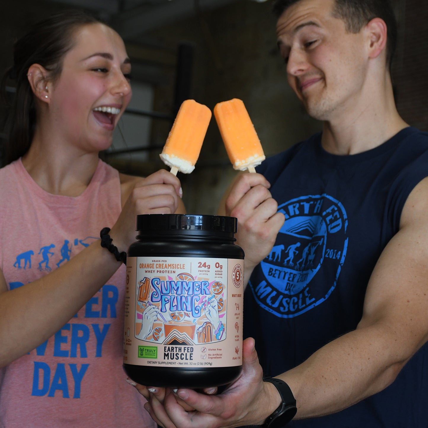 SEASONAL FLAVOR: Summer Fling Orange Creamsicle Grass-Fed Whey Protein