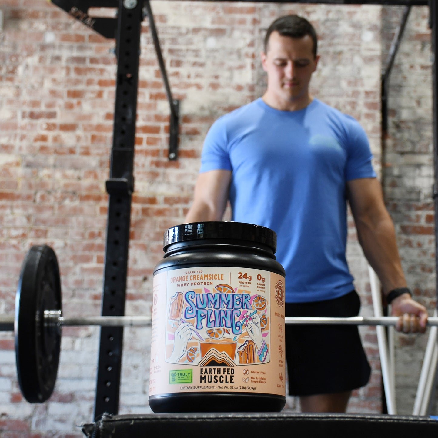 SEASONAL FLAVOR: Summer Fling Orange Creamsicle Grass-Fed Whey Protein