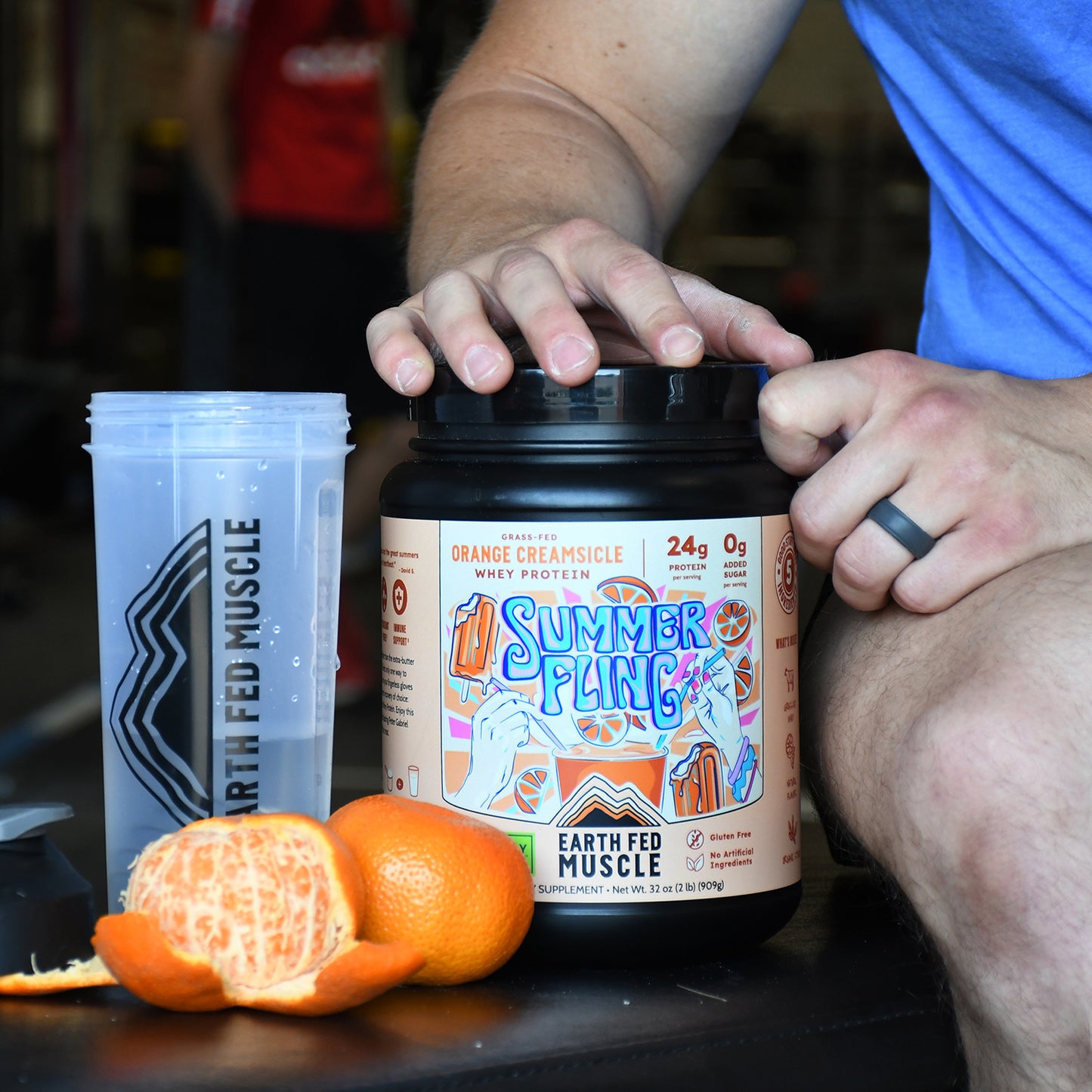 SEASONAL FLAVOR: Summer Fling Orange Creamsicle Grass-Fed Whey Protein