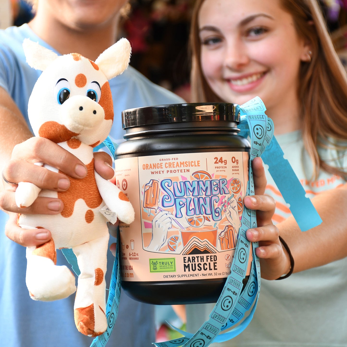 SEASONAL FLAVOR: Summer Fling Orange Creamsicle Grass-Fed Whey Protein