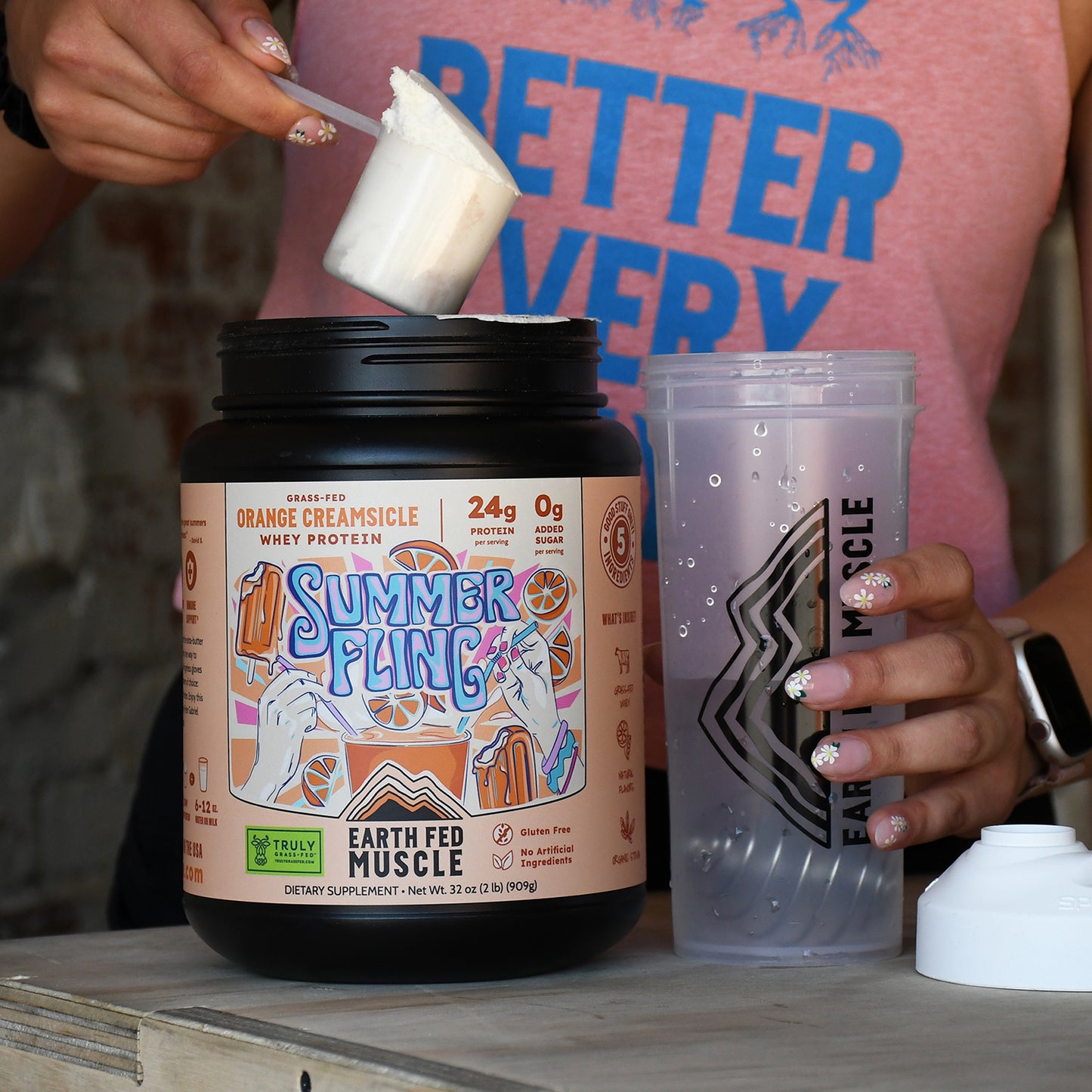 SEASONAL FLAVOR: Summer Fling Orange Creamsicle Grass-Fed Whey Protein