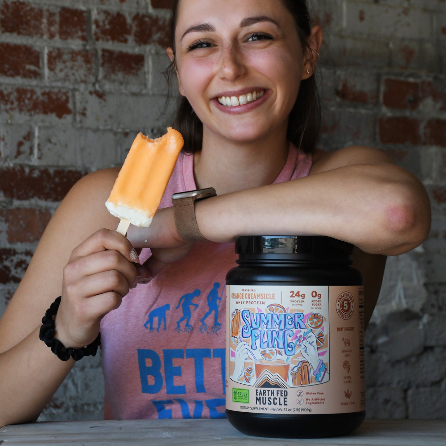 SEASONAL FLAVOR: Summer Fling Orange Creamsicle Grass-Fed Whey Protein