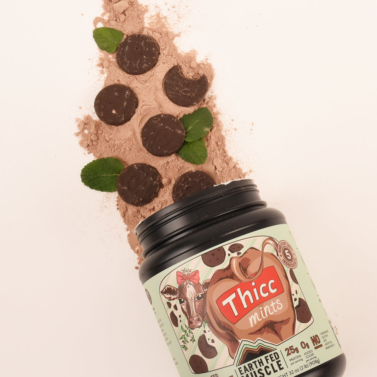 SEASONAL FLAVOR: Thicc Mints Chocolate Mint Grass Fed Protein