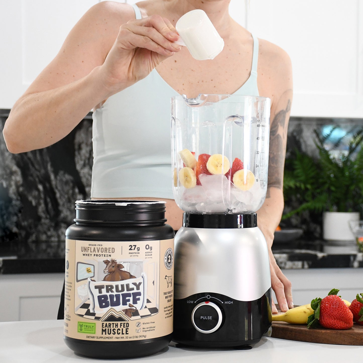Truly Buff Unflavored Grass-Fed Whey Protein
