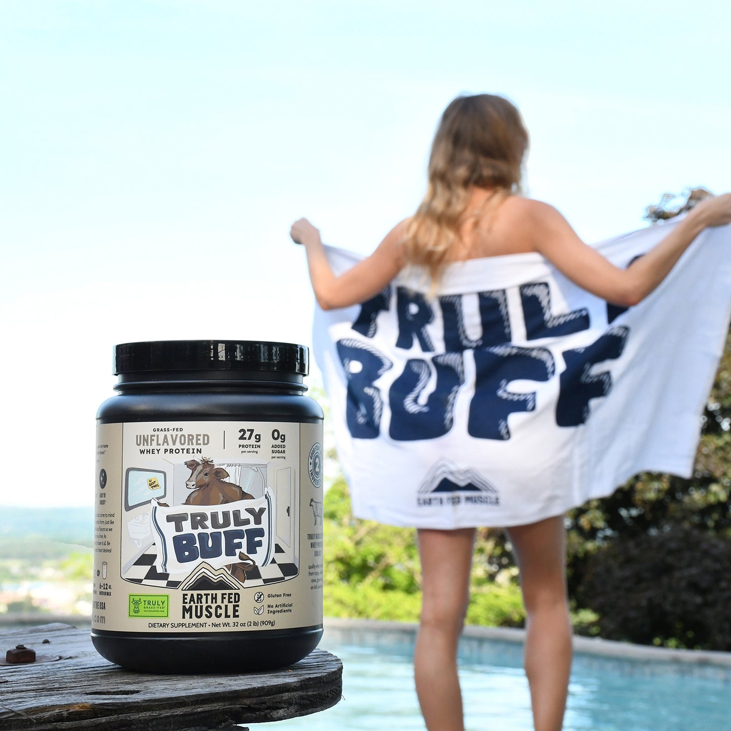Truly Buff Unflavored Grass-Fed Whey Protein