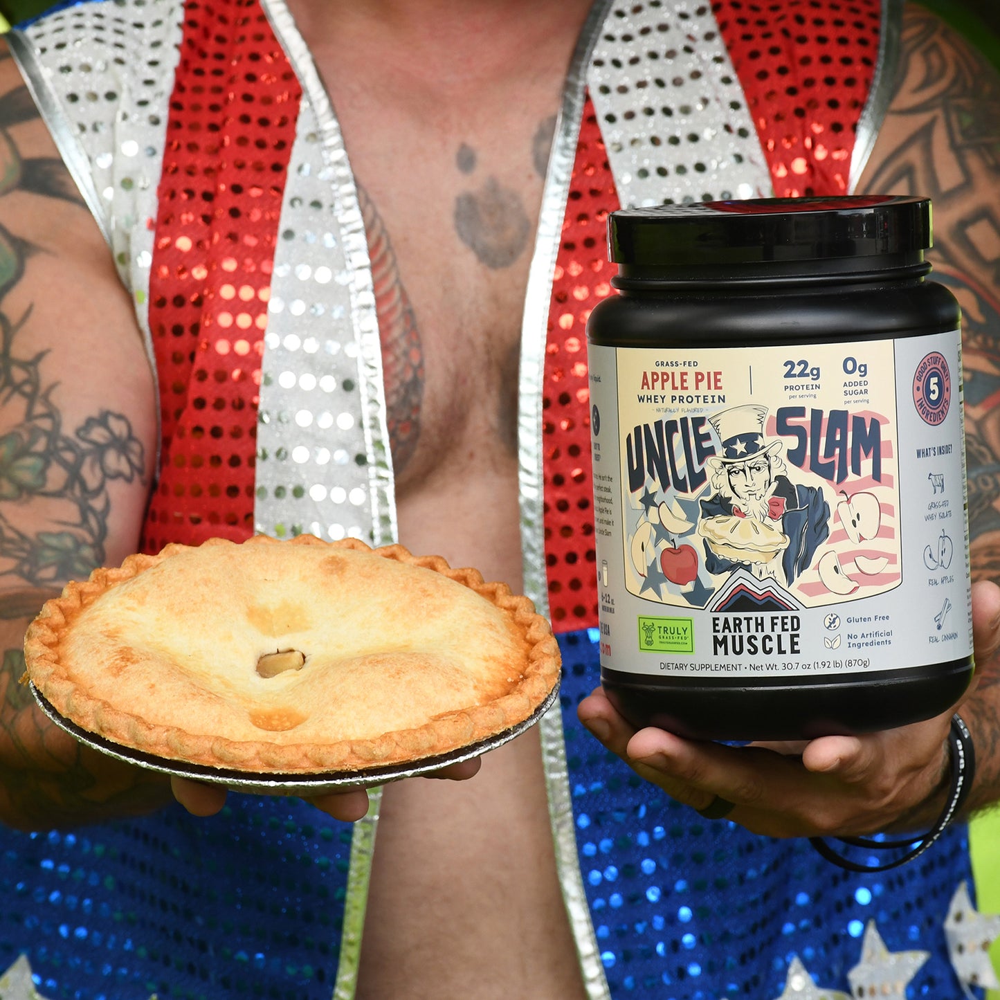 SEASONAL: Uncle Slam Apple Pie Grass Fed Protein