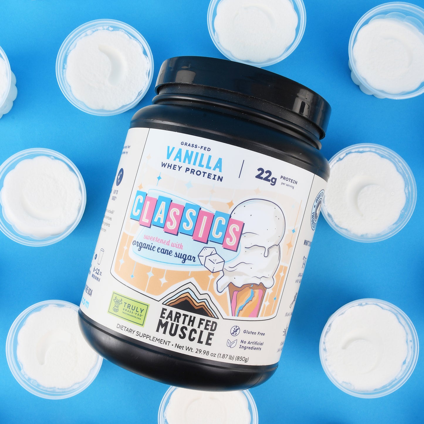 SEASONAL FLAVOR: Classics Vanilla Grass-Fed Whey Protein w/ Real Sugar