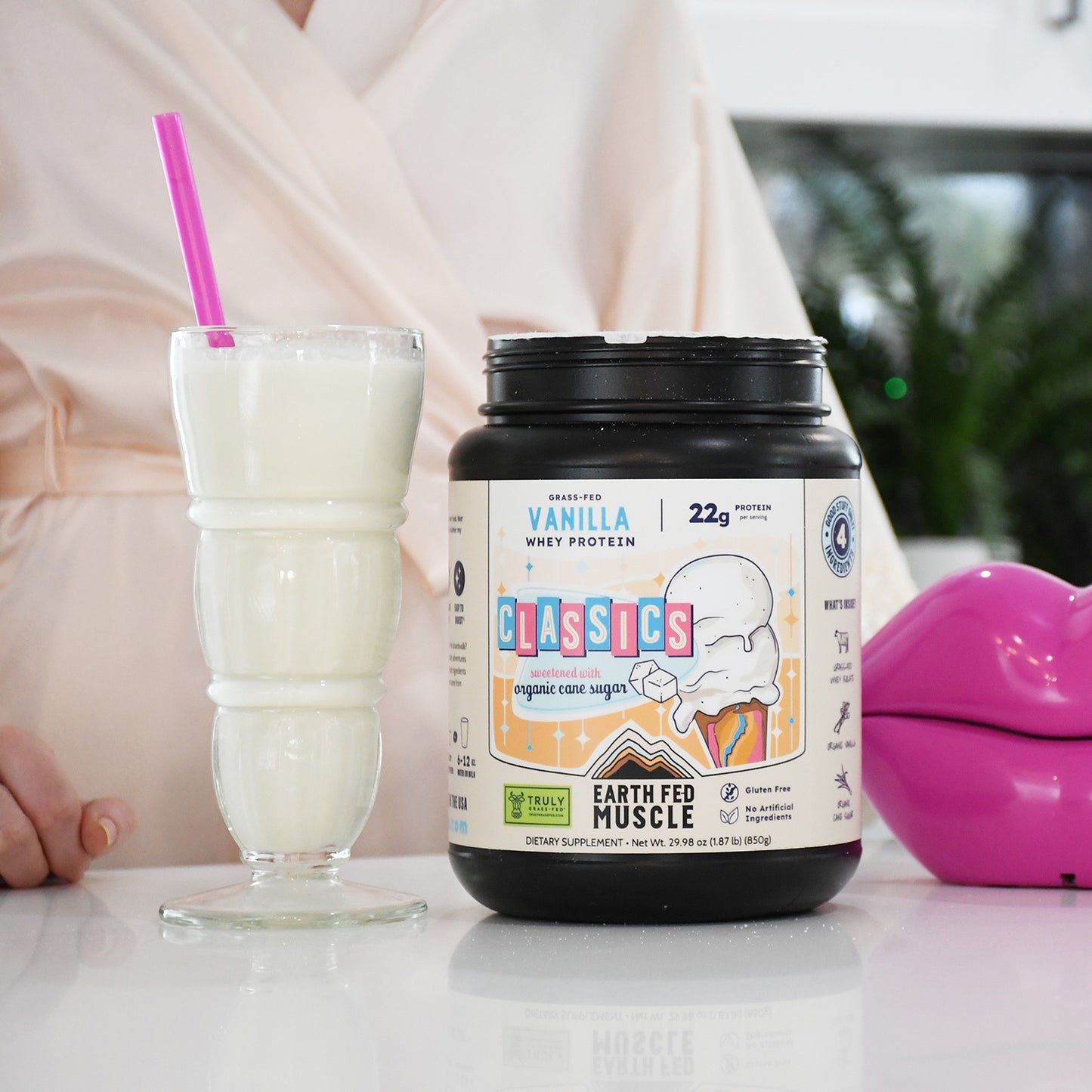 SEASONAL FLAVOR: Classics Vanilla Grass-Fed Whey Protein w/ Real Sugar