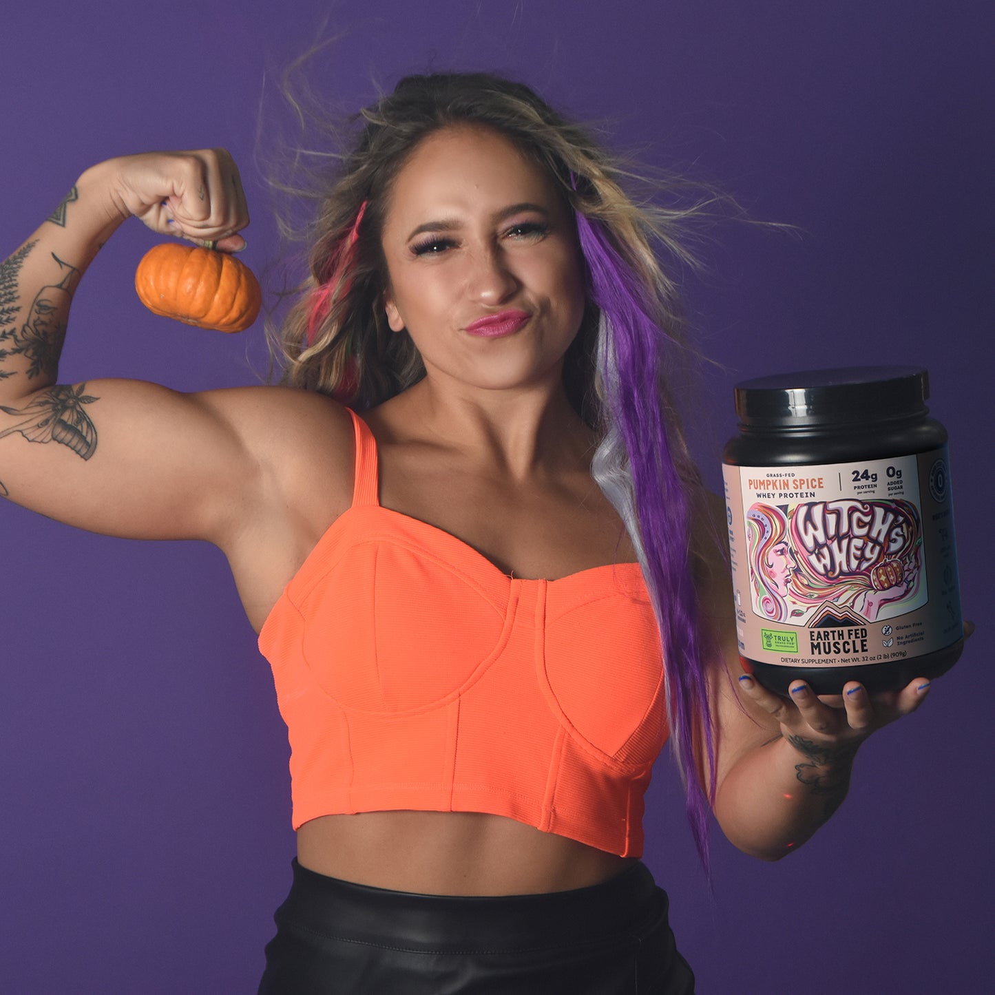 SEASONAL FLAVOR: Witch’s Whey Pumpkin Spice Grass-Fed Whey Protein