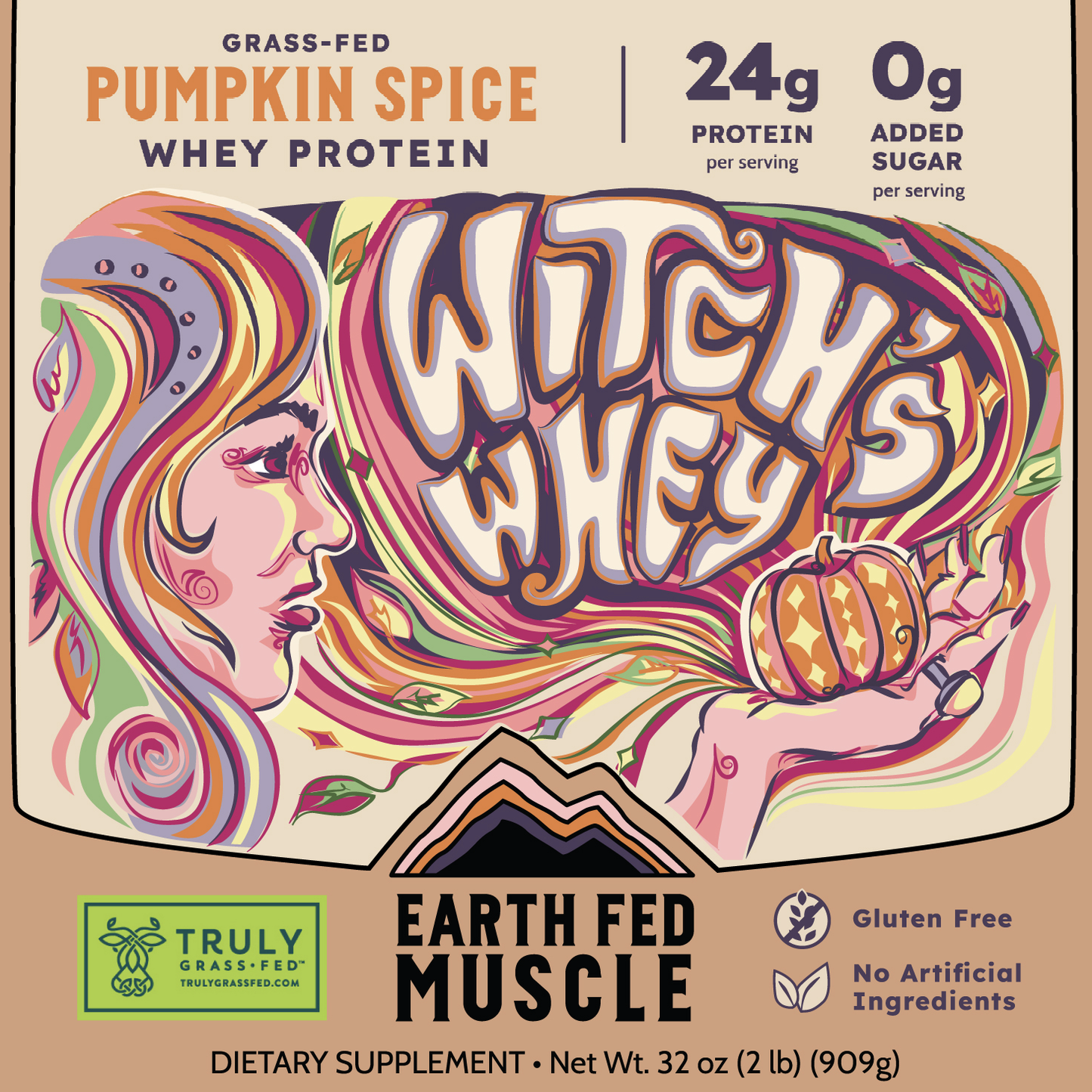 SEASONAL FLAVOR: Witch’s Whey Pumpkin Spice Grass-Fed Whey Protein