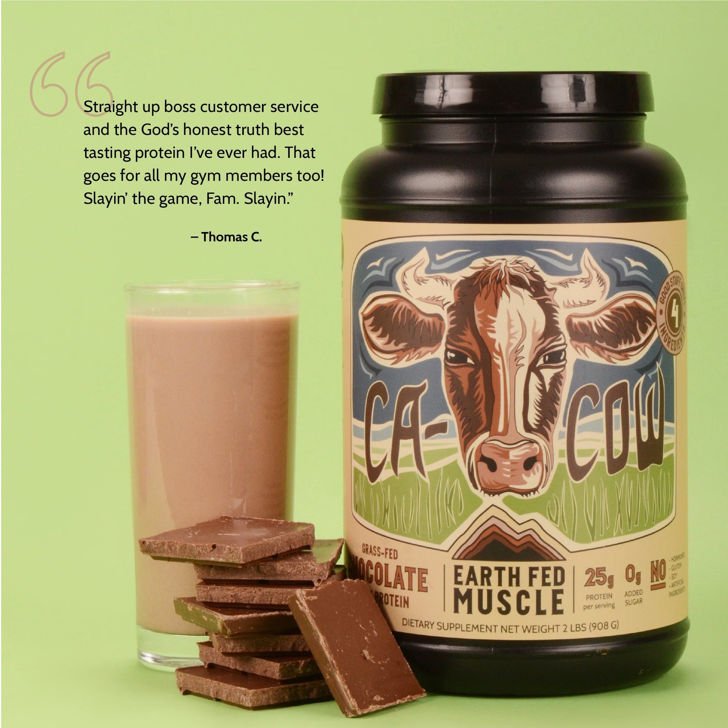 Ca-Cow Earth Fed Muscle Protein Customer Review