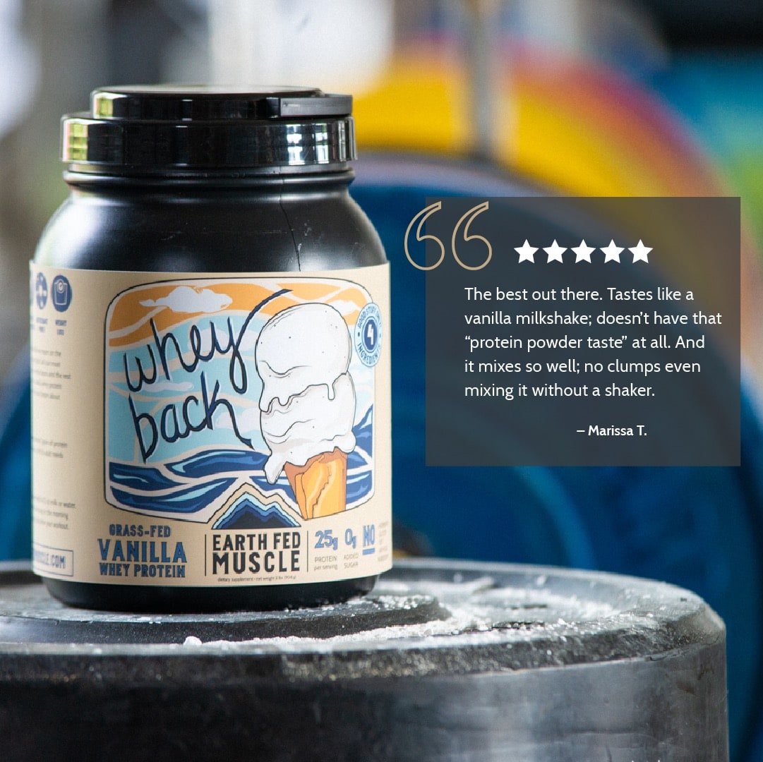 Whey Back Vanilla Protein Customer Review. Tastes like a vanilla milkshake. No clumps protein