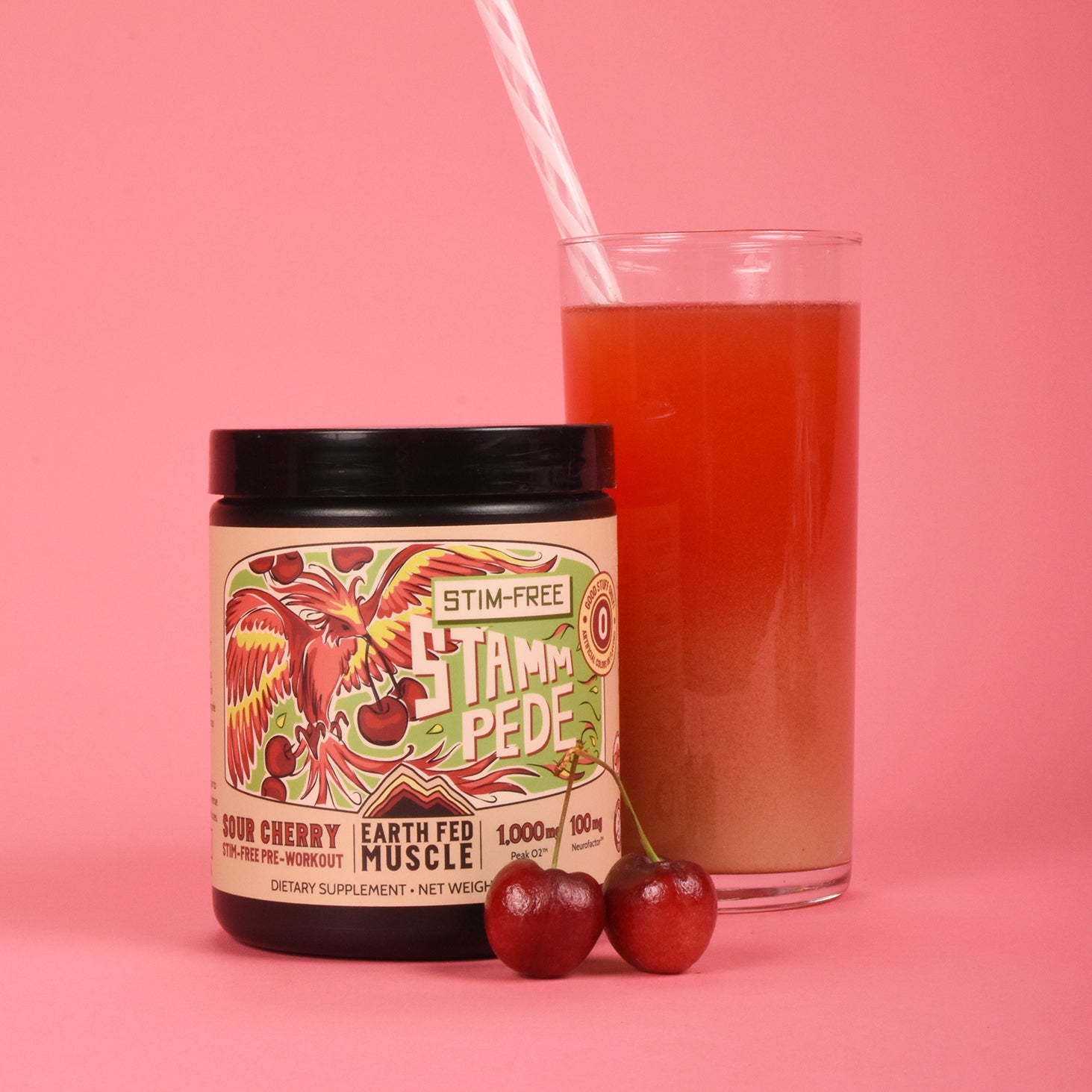 StimFree Stammpede Sour Cherry Earth Fed Muscle