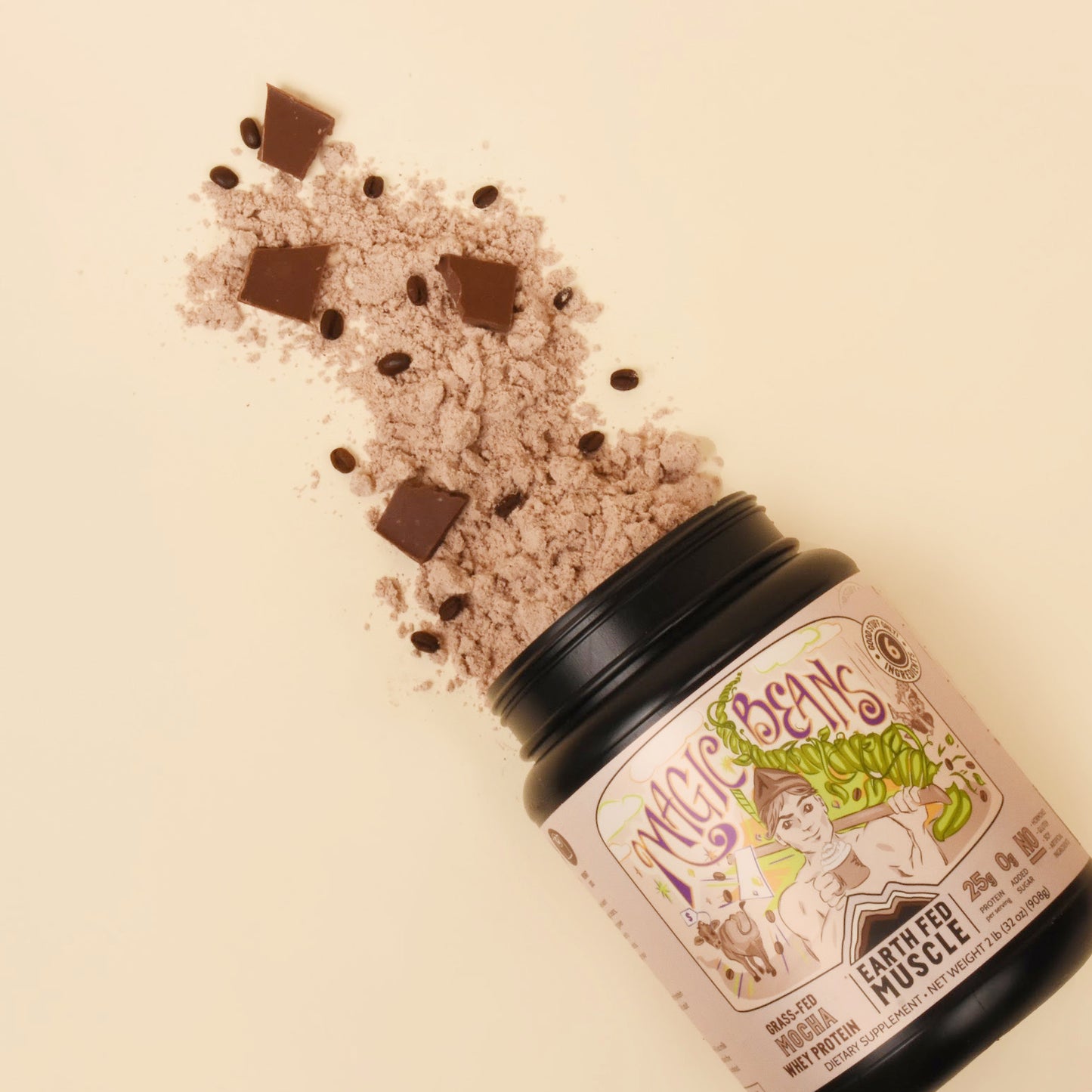Magic Beans Mocha Grass-Fed Whey Protein