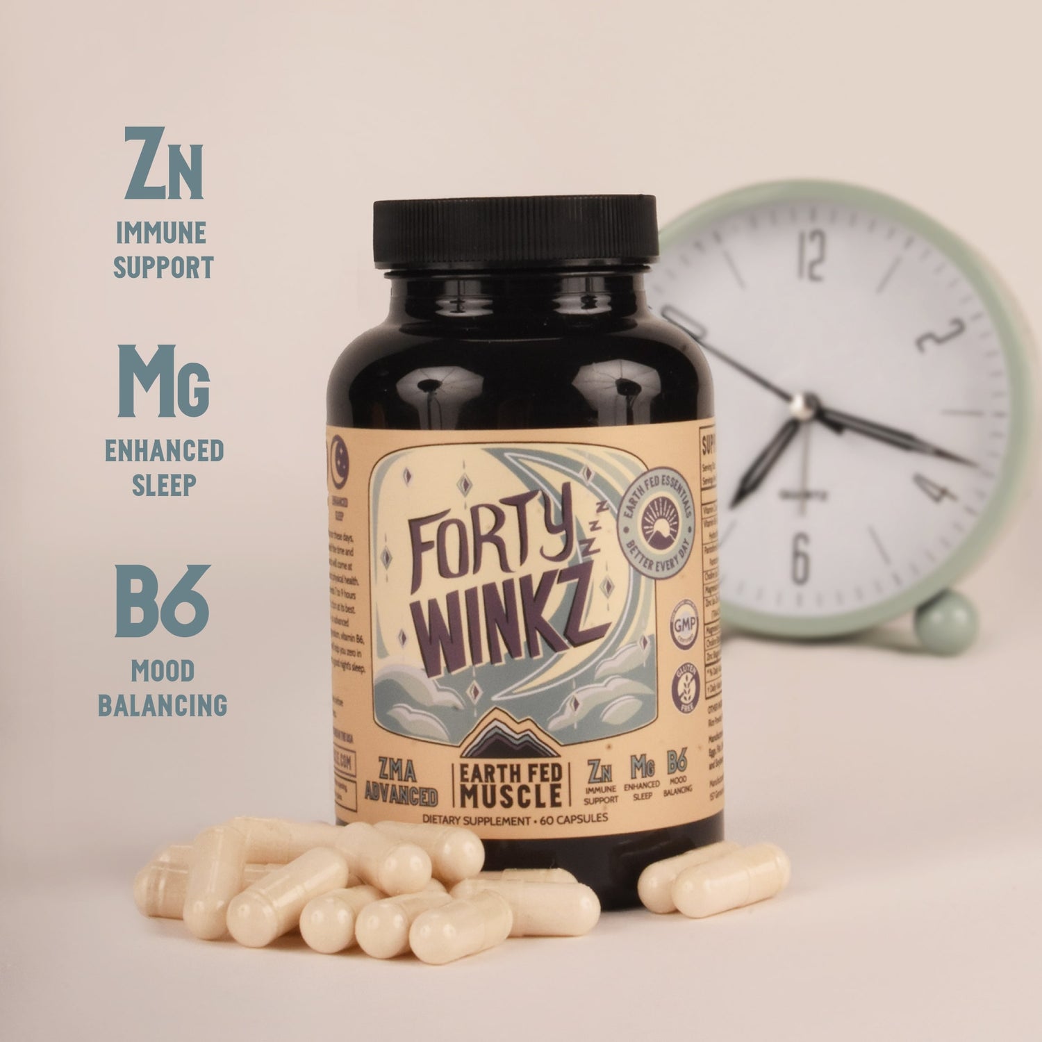 Forty Winkz Ingredients ZMA Zinc Magnesium Vitamin B6